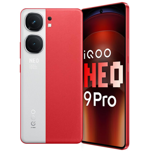 iQOO Neo9 Pro 5G (Fiery Red, 8GB RAM, 128GB Storage) | Snapdragon 8 Gen 2 Processor | Supercomputing Chip Q1 | Flagship Level Sony IMX920 Camera