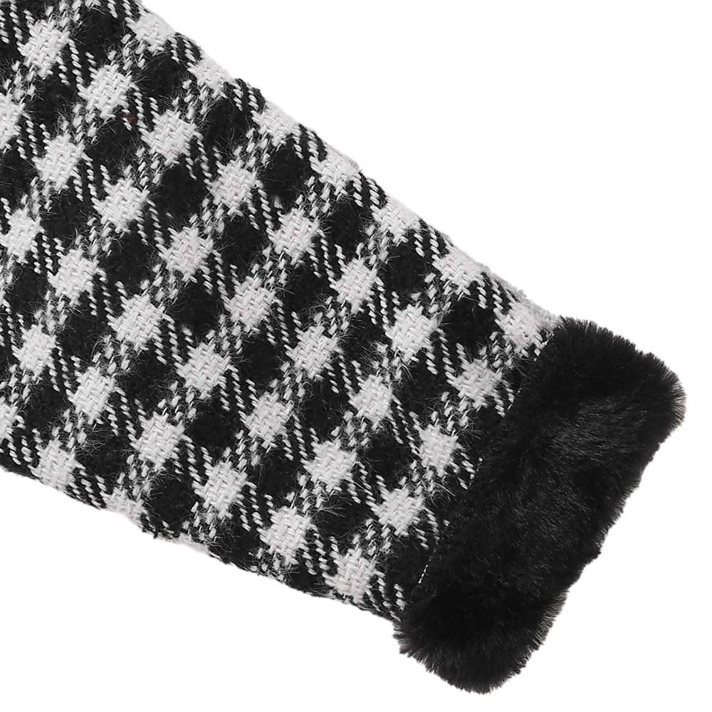 Hopscotch Girls Polyester Waist Length Jackets in Black Color For Ages (4-5 Years)