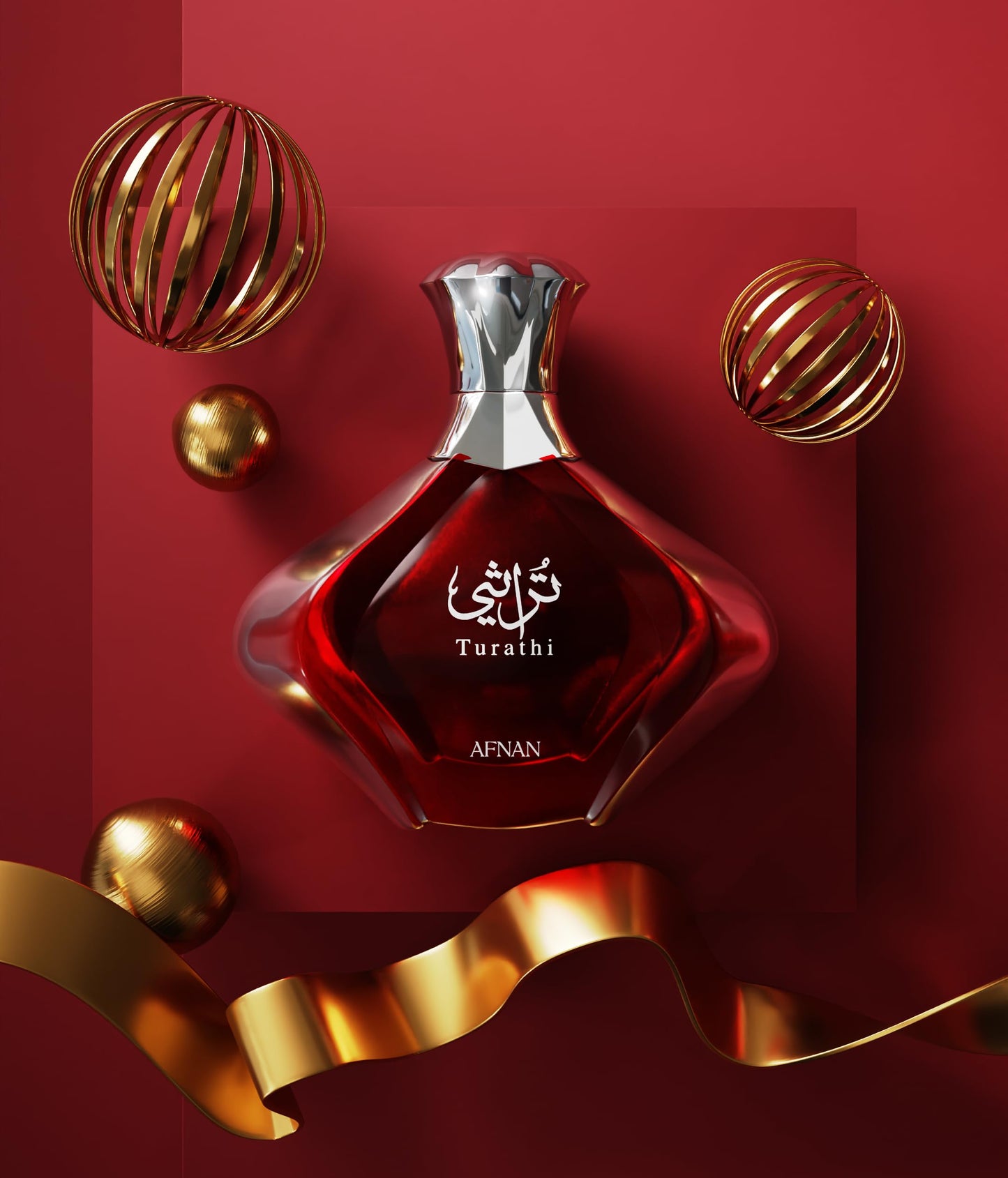 AFNAN Turathi Femme Red Eau de Parfum for Women, 90 ML