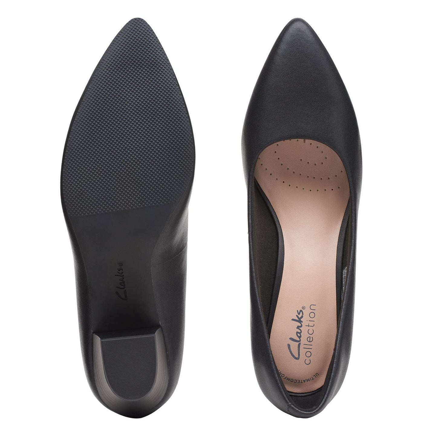 Clarks Teresa Step Black Leat UK-7