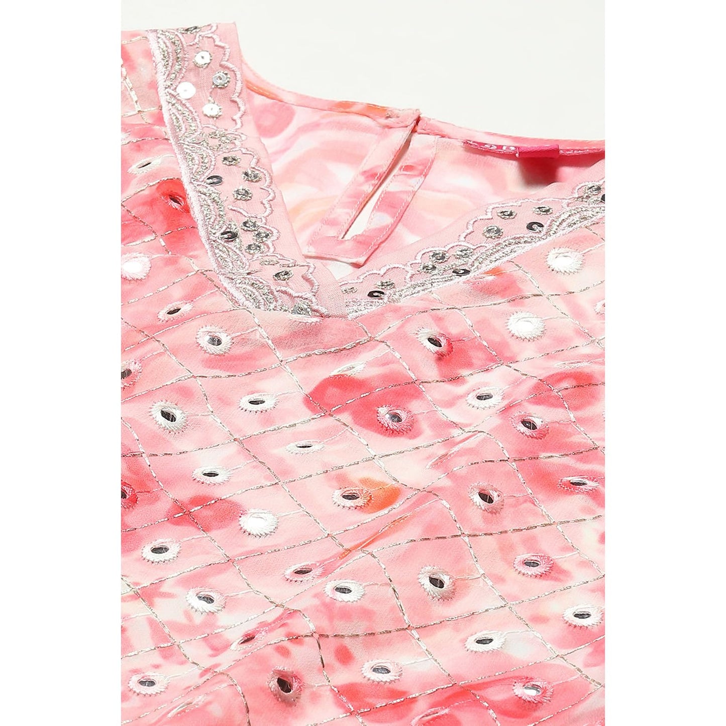 BIBA GIRL PRINTED A LINE KID(KIDCOLOR CR5638_OFF WHITE_9)