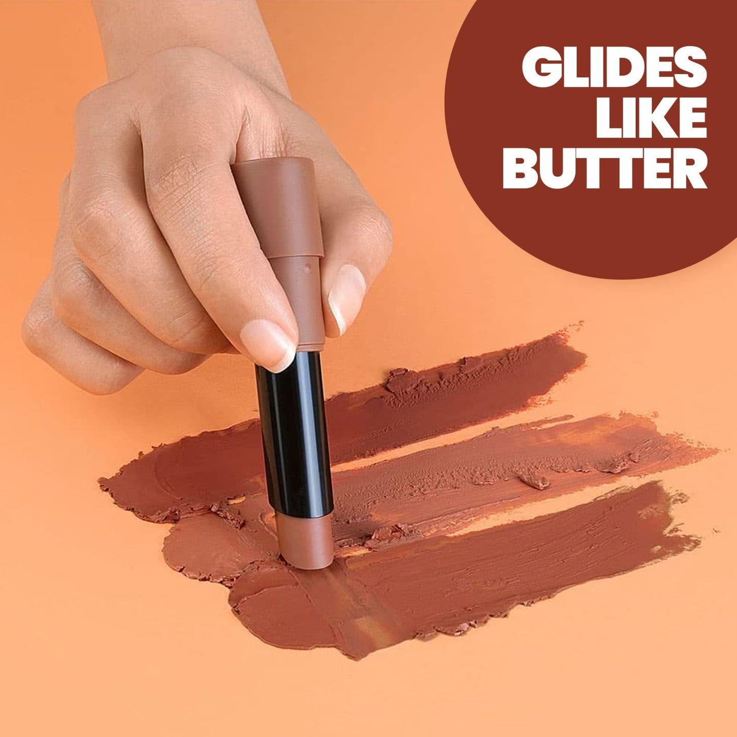 MARS Matte Box Set of 3 Lipsticks for Women | Long-Lasting | Smooth Finish | Moisturising | One Swipe Pigmentation (3x3.2 gm) (02-Peaches & Nudes)