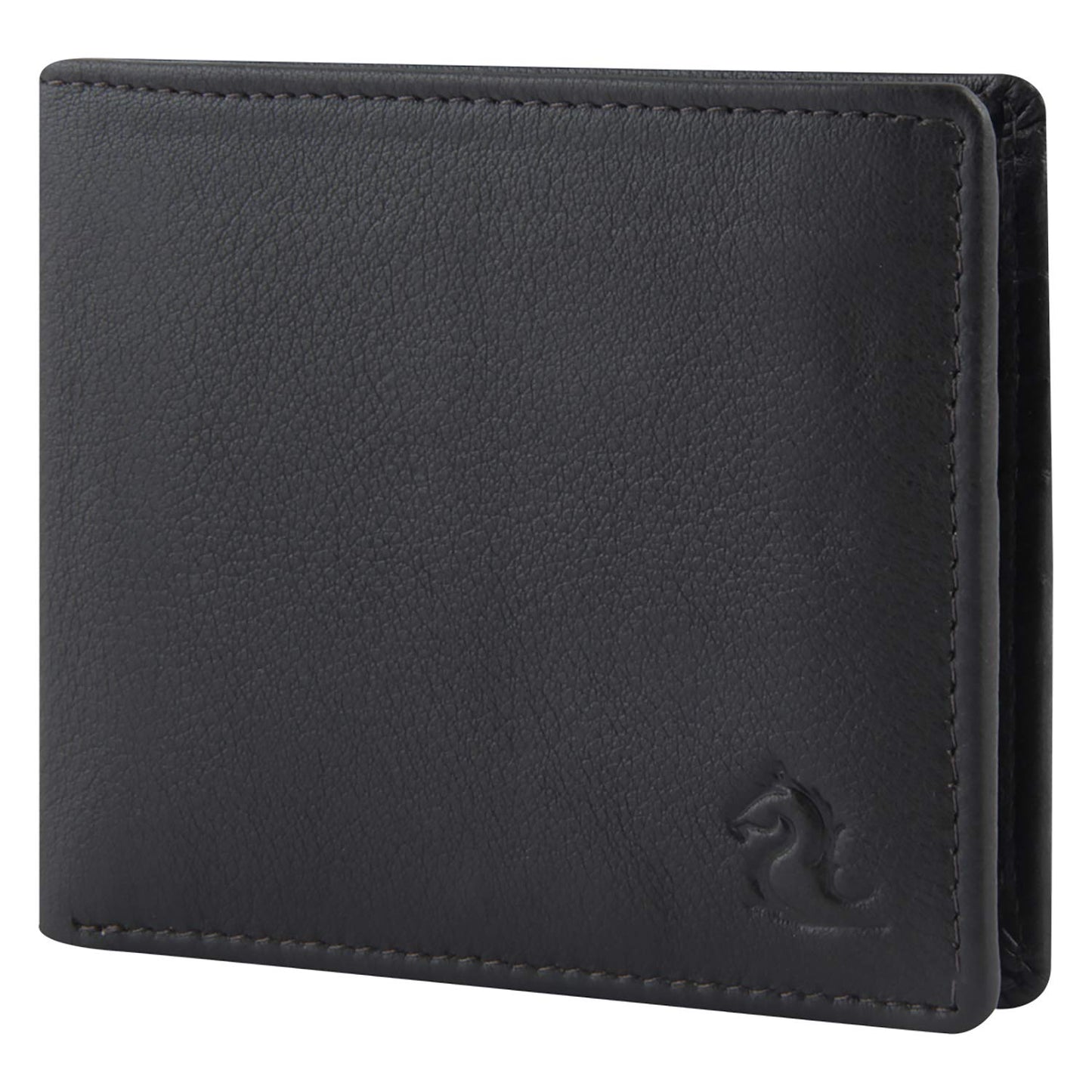 KARA Men's Brown Nappa Leather Wallet with Detachable Card Holder Slot - Genuine Leather Wallet for Men
