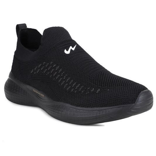 Campus Men's VAYU BLK/Gry Walking Shoes - 10UK/India 6G-626