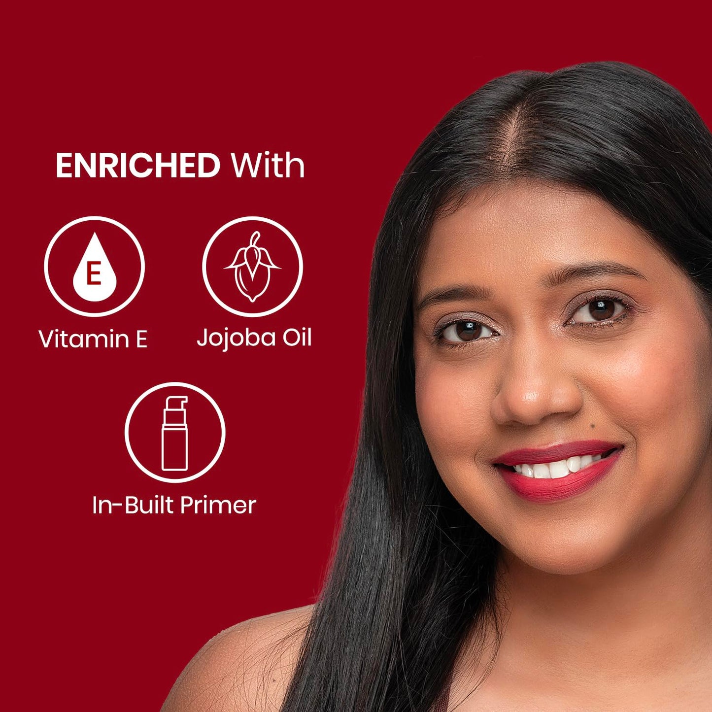 NY Bae Confessions Liquid Lipstick - All I Want For Love 4 (4.5 ml) | Lip & Cheek Tint | Red Lipstick | Matte Finish | Long Lasting