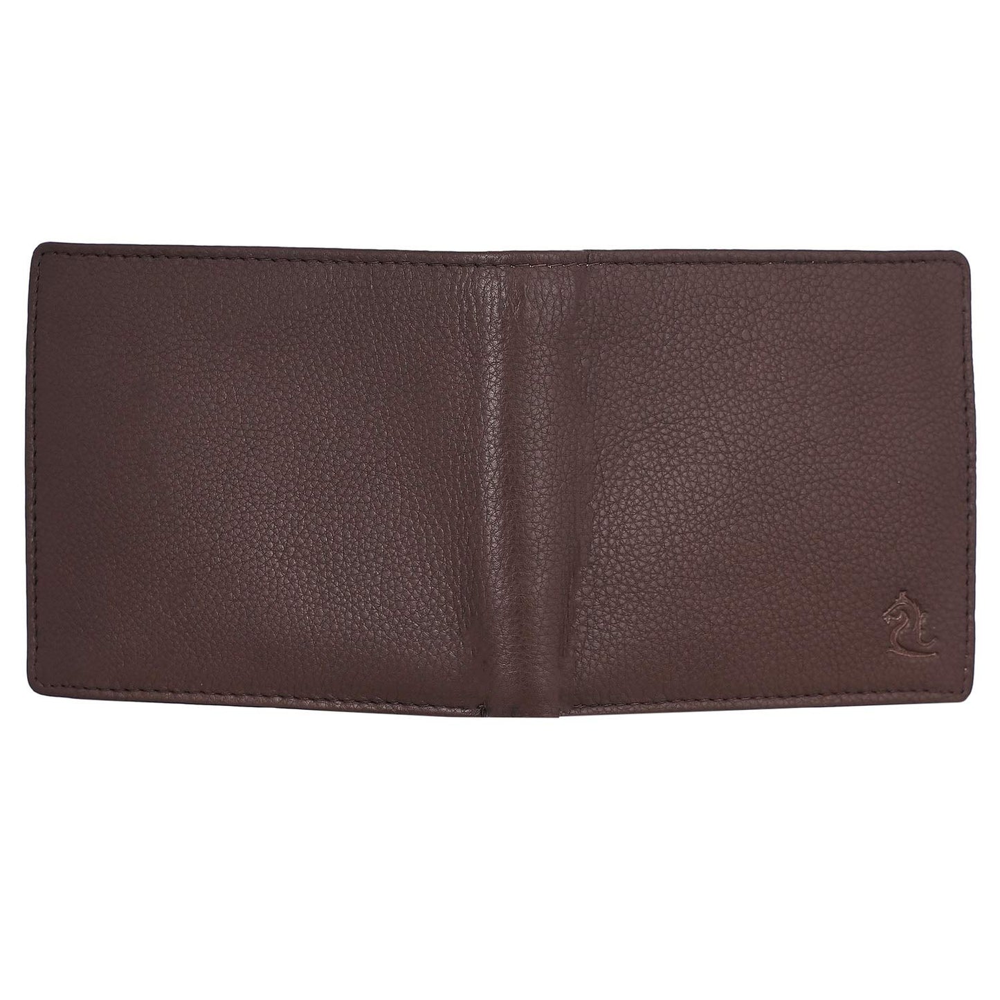 KARA Tan Men's Genuine Leather Wallet - Bi Fold Wallets for Men with 8 Credit Card Holder Slot