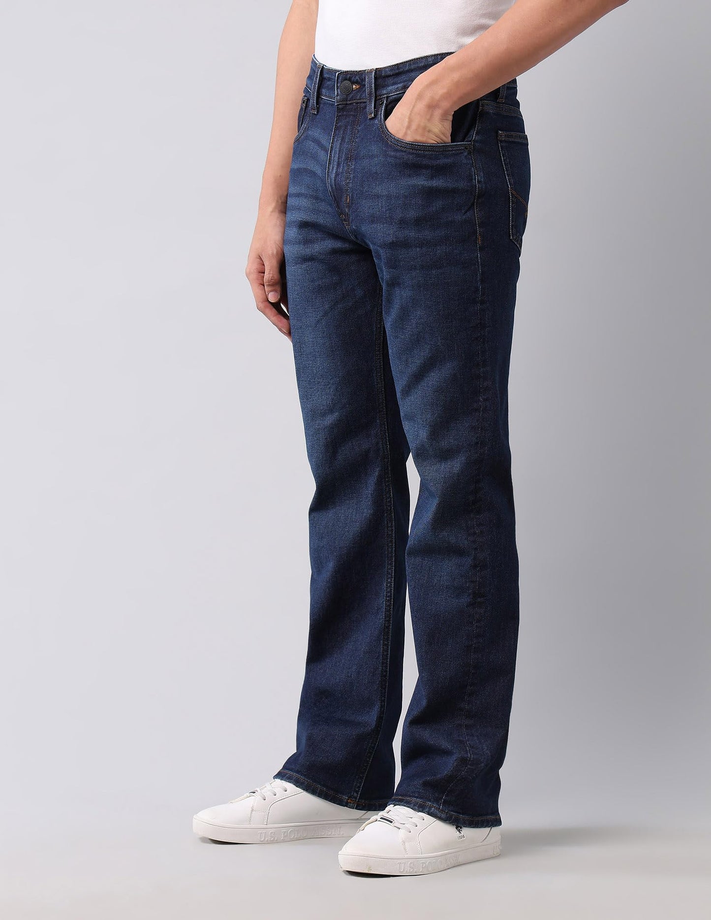 U.S. Polo Assn. Denim Co. Men's Connor Bootcut Blue Jeans