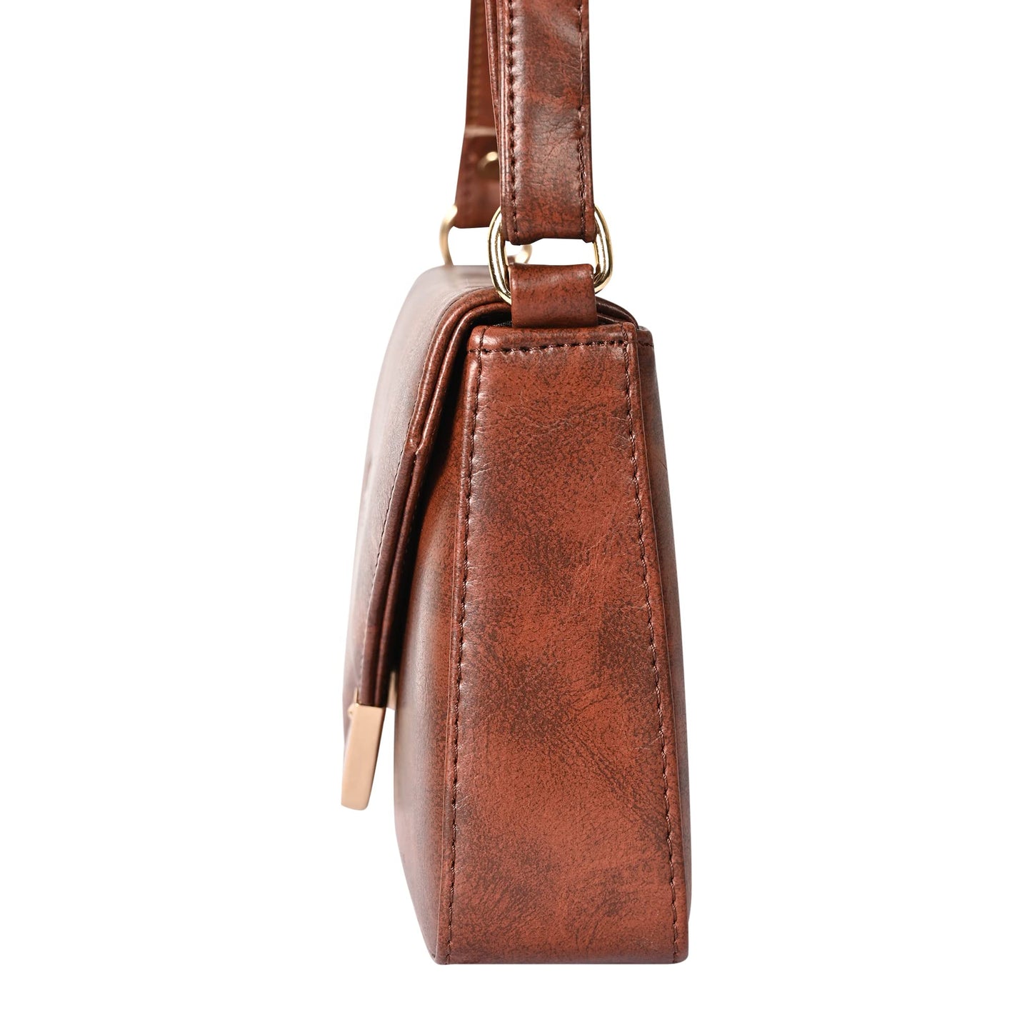 Pramadda Pure Luxury LUXE Collection Soft Touch Leather Sling Bag For Women Stylish | Trendy Side Crossbody Chain Purse For Girls | Mobile Bags For Ladies Travel. (Georgia - Mocha Brown)