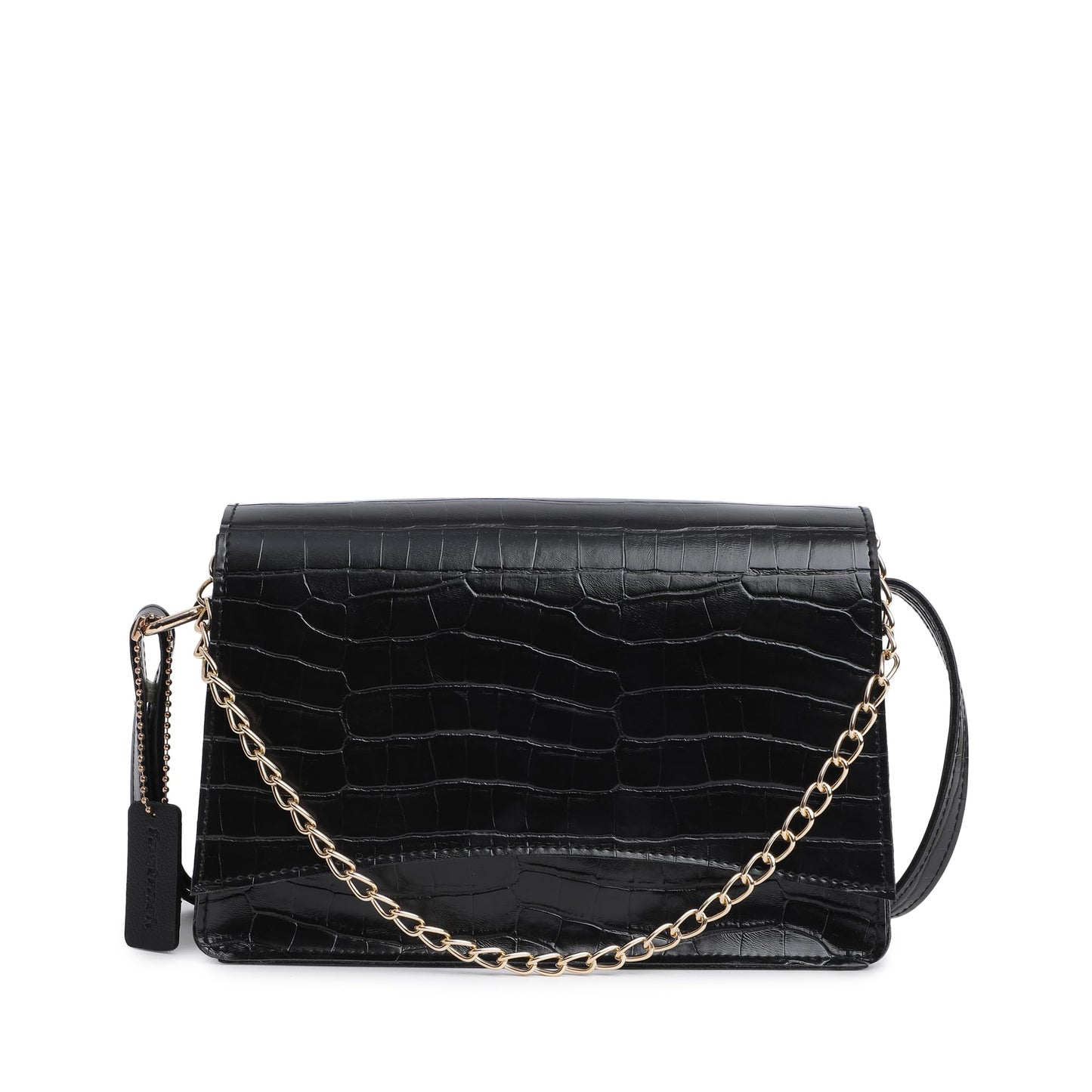 Fastrack Party Sling Bag for Women |Stylish and Structured Handbag for Girls, Ladies, Women | Textured Bag Made of faux Leather