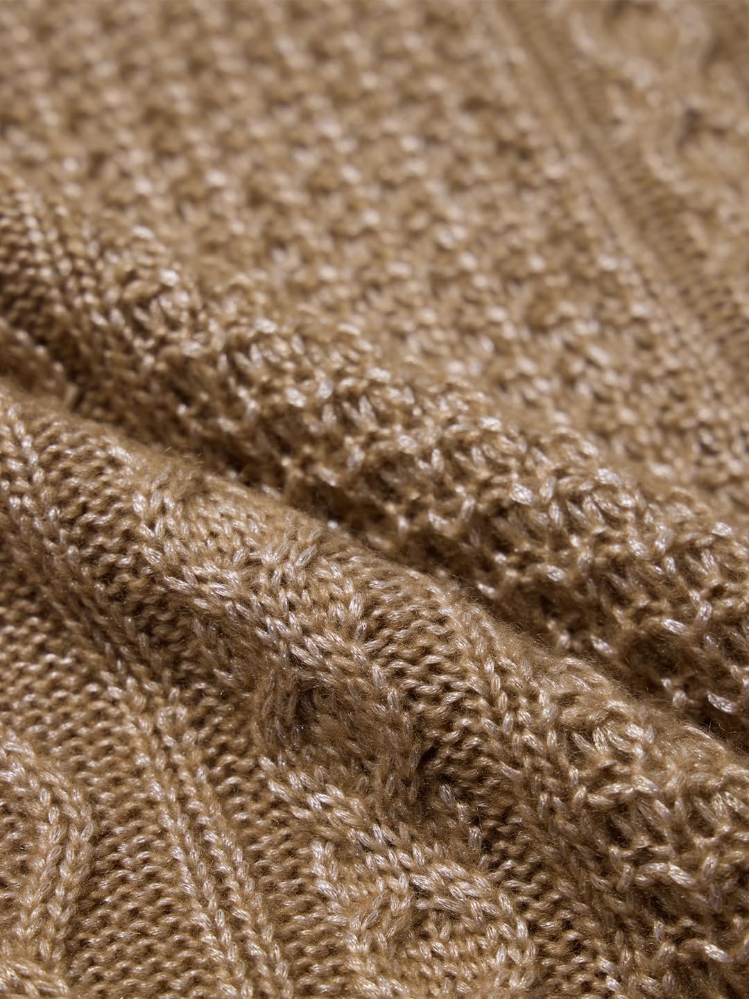 The Souled Store Originals : Champagne Women Oversized Sweater