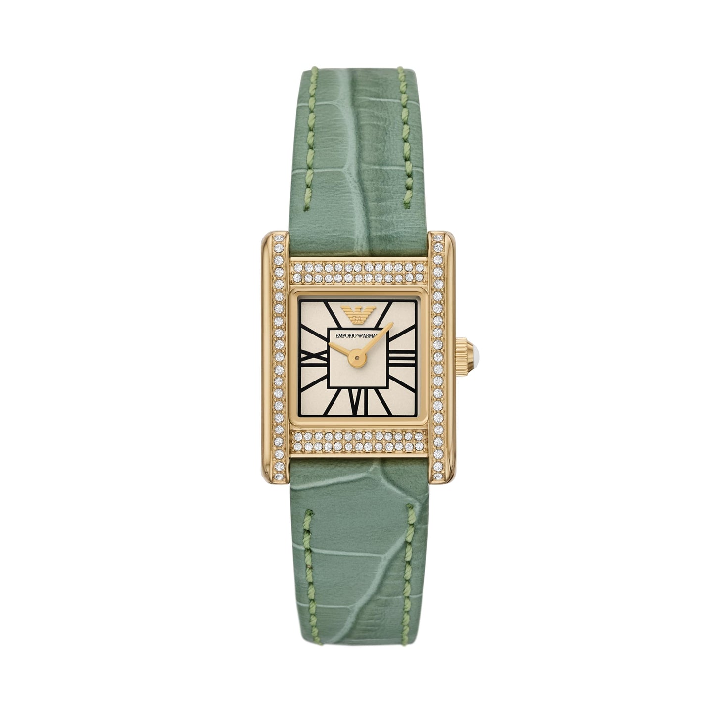 Emporio Armani Green Quartz Leather Watch AR11661