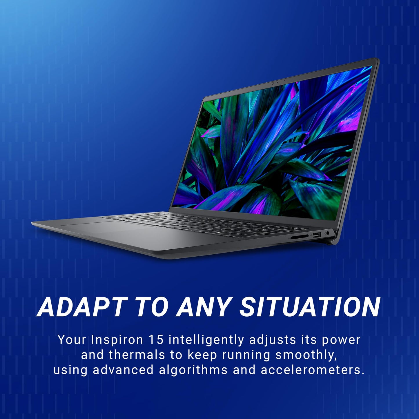 New Dell 15 Laptop, Intel Core 3 100U Processor, 16GB DDR4, 512 SSD, Intel UHD Graphics, 15.6" NT FHD 120Hz IPS AG 250 nit Display, Win 11 + Office H&S 2024, Carbon Black, Thin & Light- 1.63Kg
