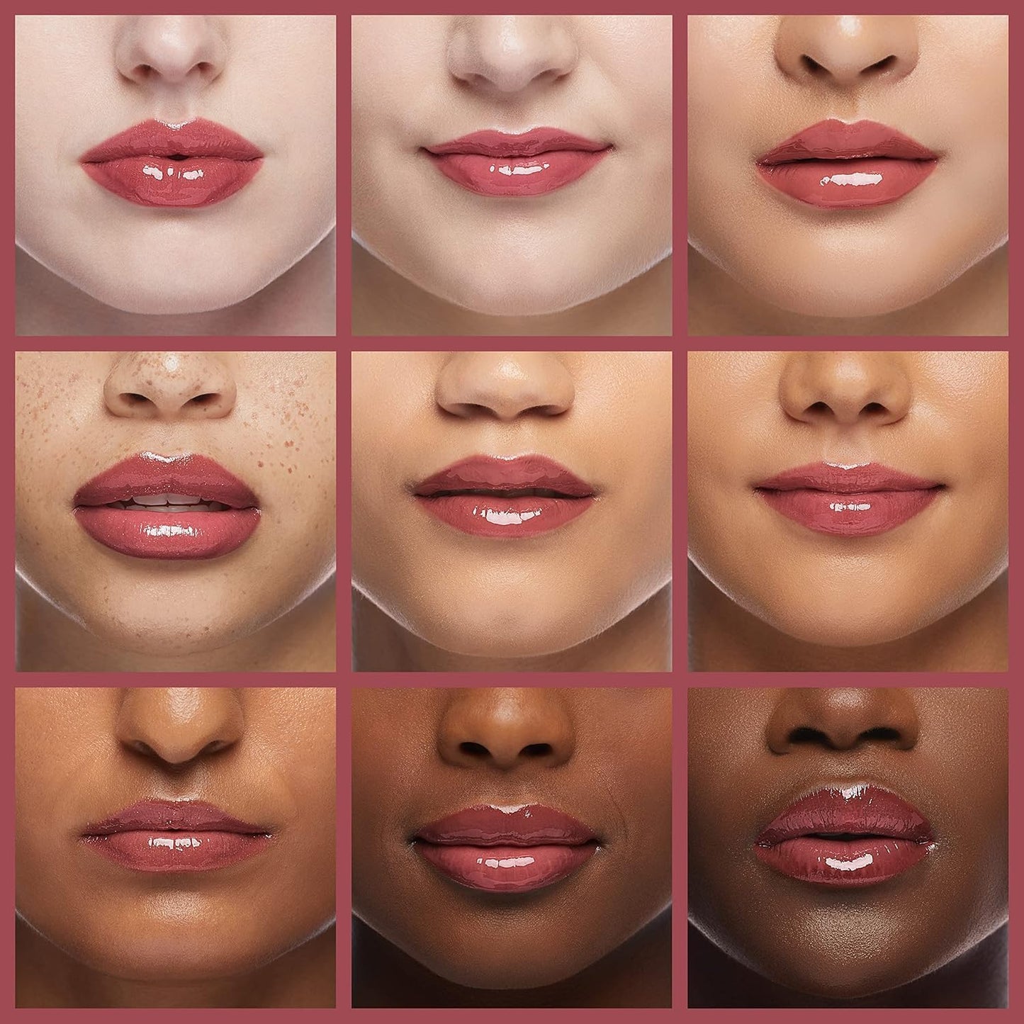 Peripera Ink Glasting Lip Gloss | Non-Sticky, High-Shine, 4XL Wand For Easy Application, Comfortable, Plumping, Fuller-Looking Lips, Moisturizing, Long-Lasting, Vegan (003 CHILLING ROSY)