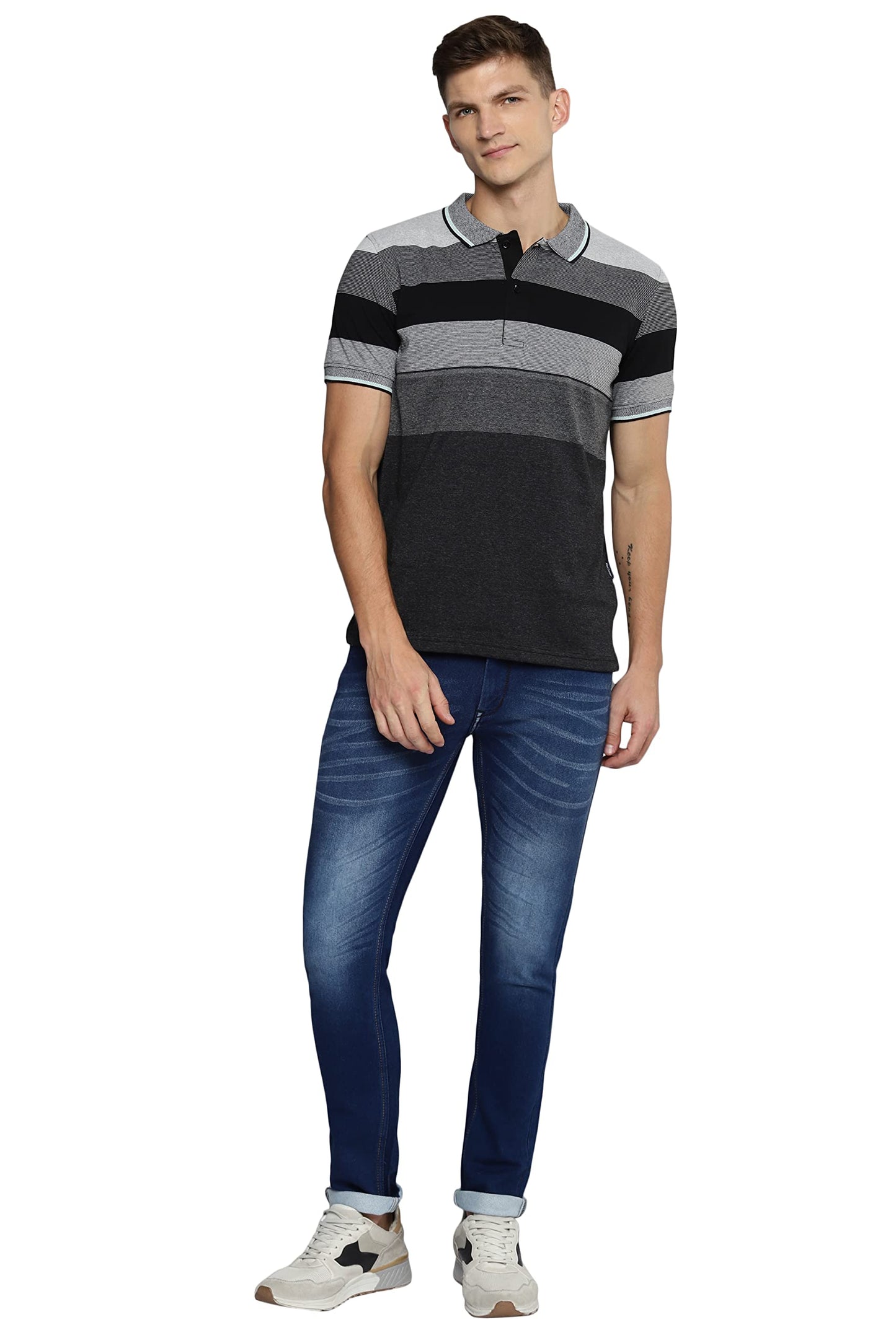 Allen Cooper Denim Jeans for Men(47-30) Dark Blue