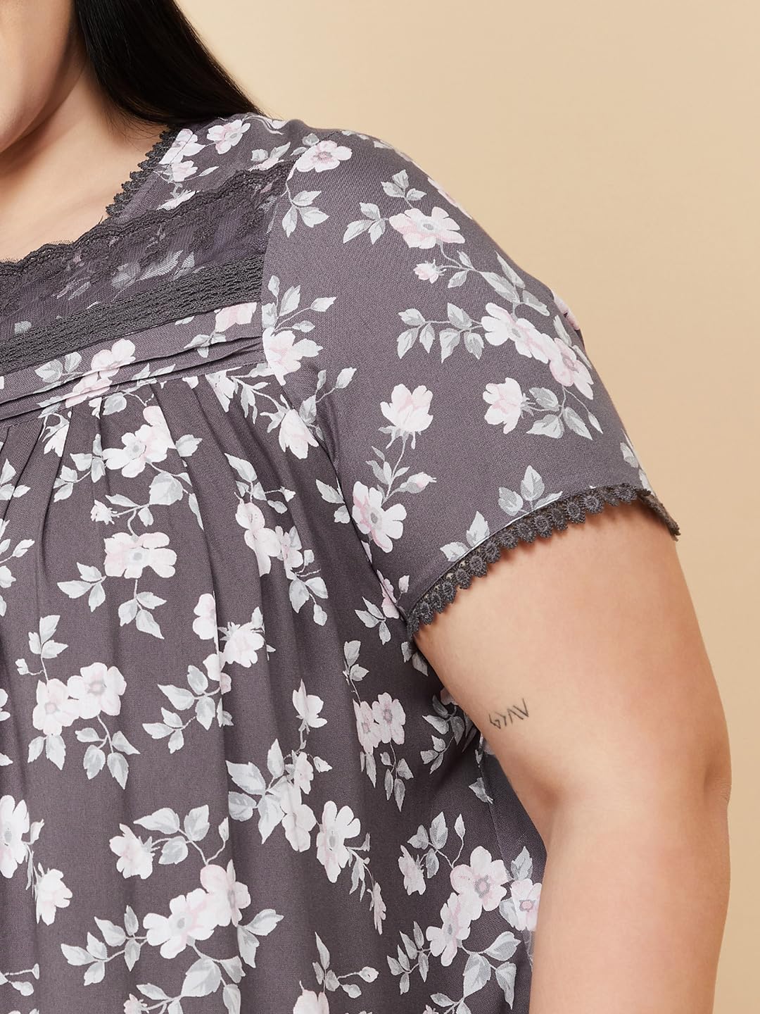 Max Women's Rayon Classic Night Gown