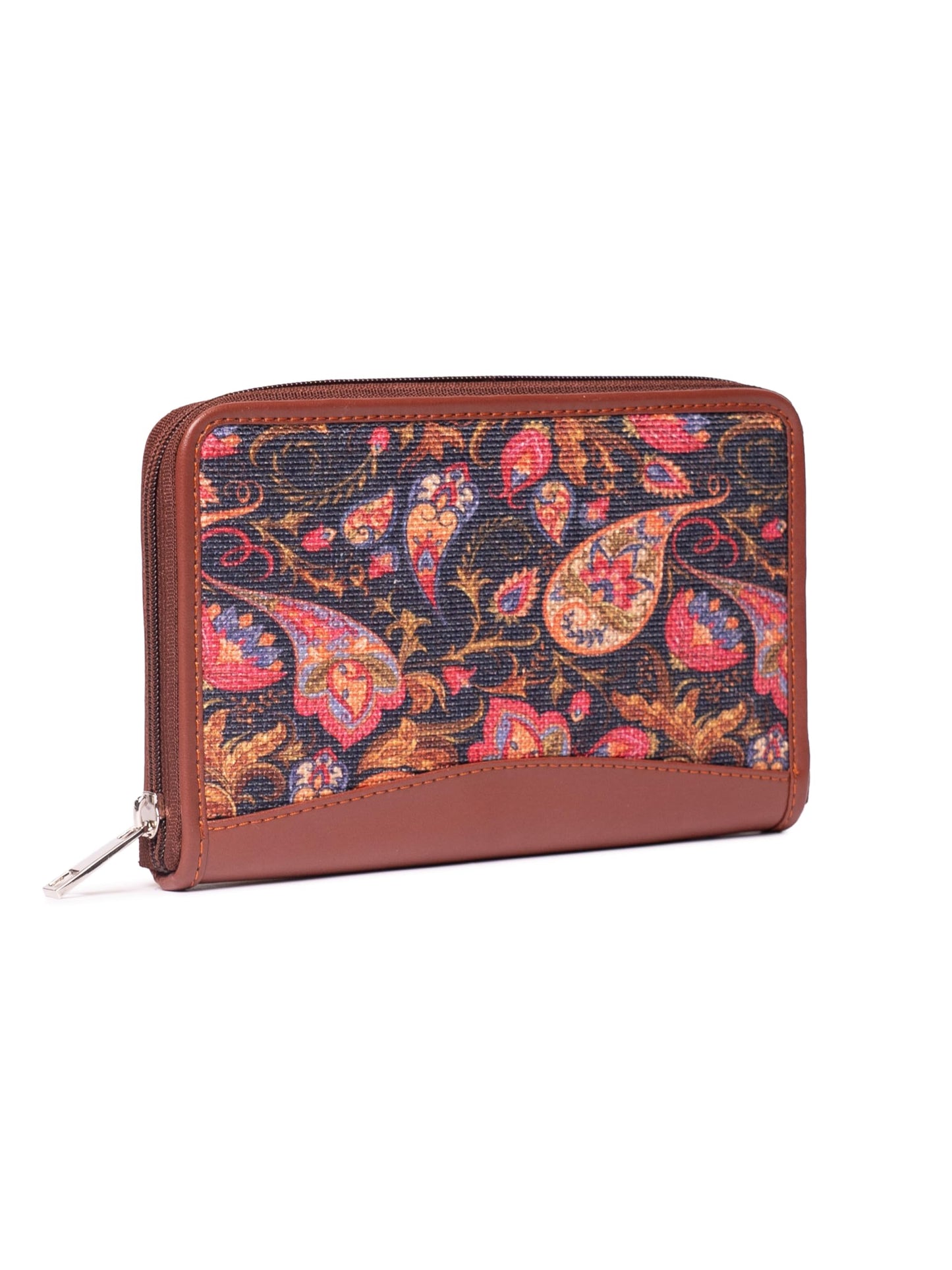 ZOUK Multicolored Fabric Women's Handmade Wallet (WB01WB01)
