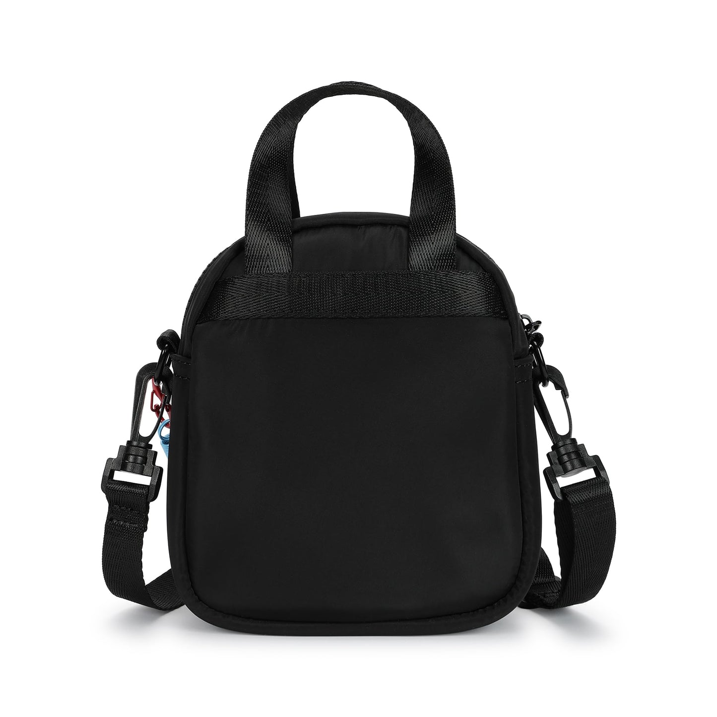 Fastrack Nylon Sling Bag for Women with Bright Chain Detail | Lightweight Crossbody with Zipper Closure, Front Pocket, Detachable Strap | Stylish Everyday Sling for College, Errands, Streetwear Looks