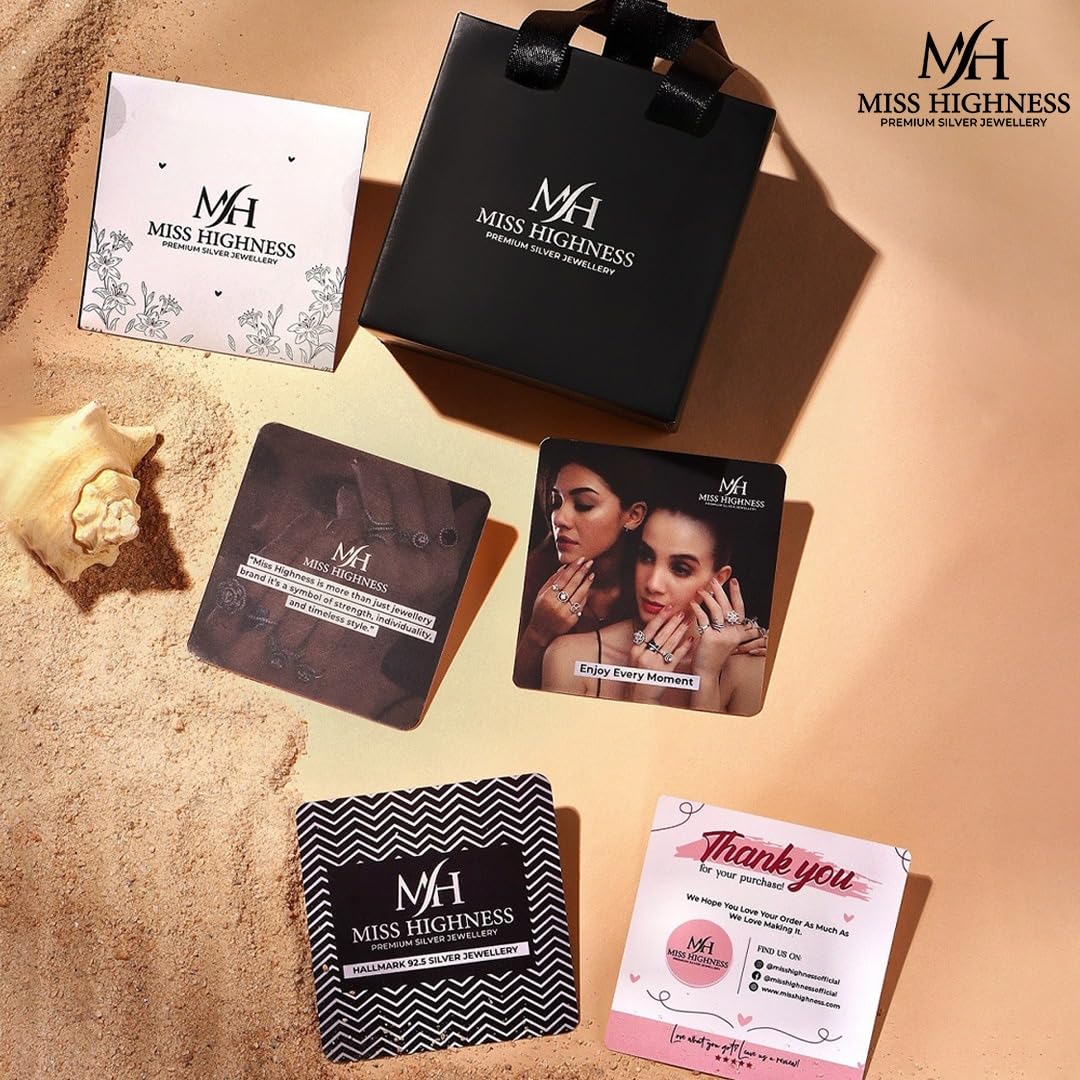 Miss Highness Pure 925 Sterling Silver Ring Rhodium Plated Minimal Jewelry Hallmark with Size Adjustable Birthday Wedding Anniversary Gift for Men and Boys (Gold Plated)