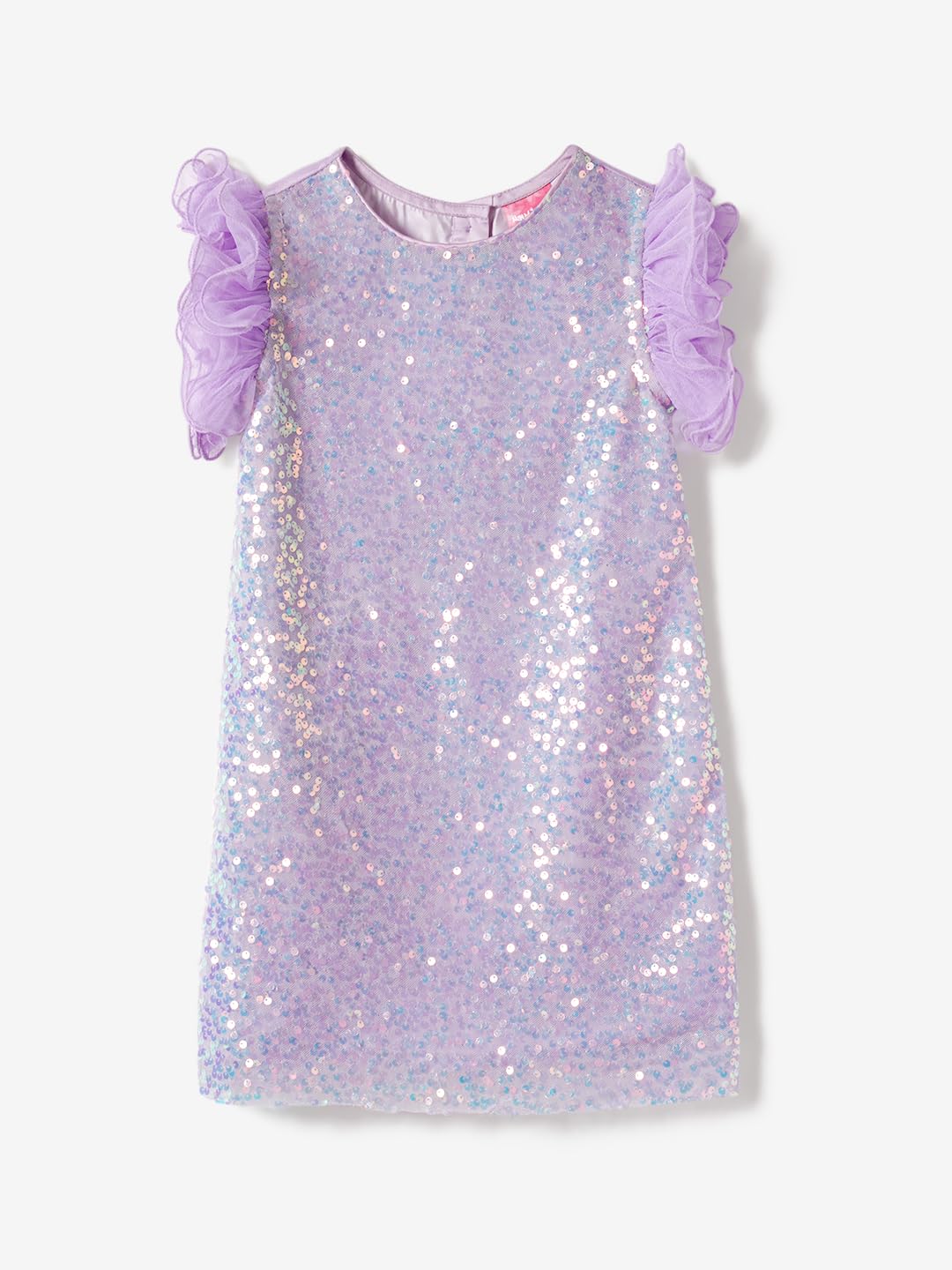 Nautinati Girls Embellished Party Dress| Cotton | Age 4-8 Years Purple