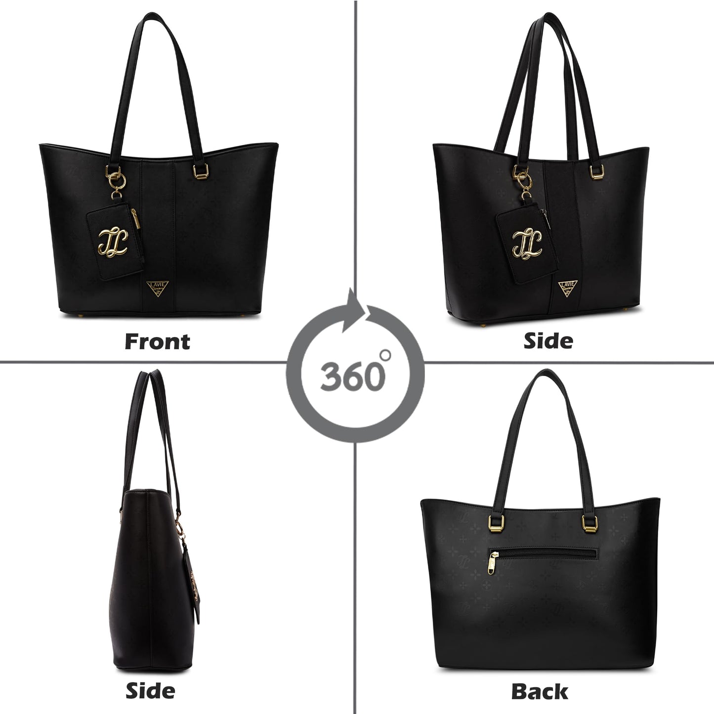 Lavie Signature Women's Edison Colourblock Tote Handbag | Tote Bag for Work | Ladies purse | Stylish Shoulder Bag | Gift for Women