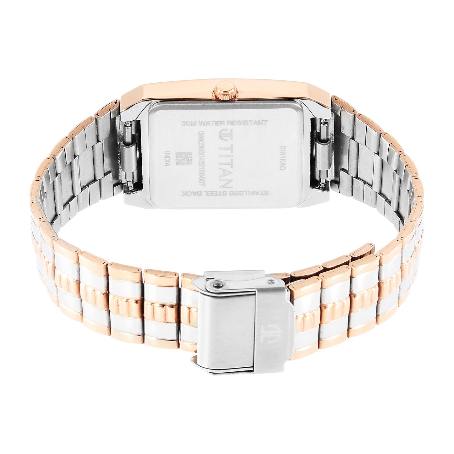 Titan Silver White Dial Analog Watch for Men-NR9151KM01
