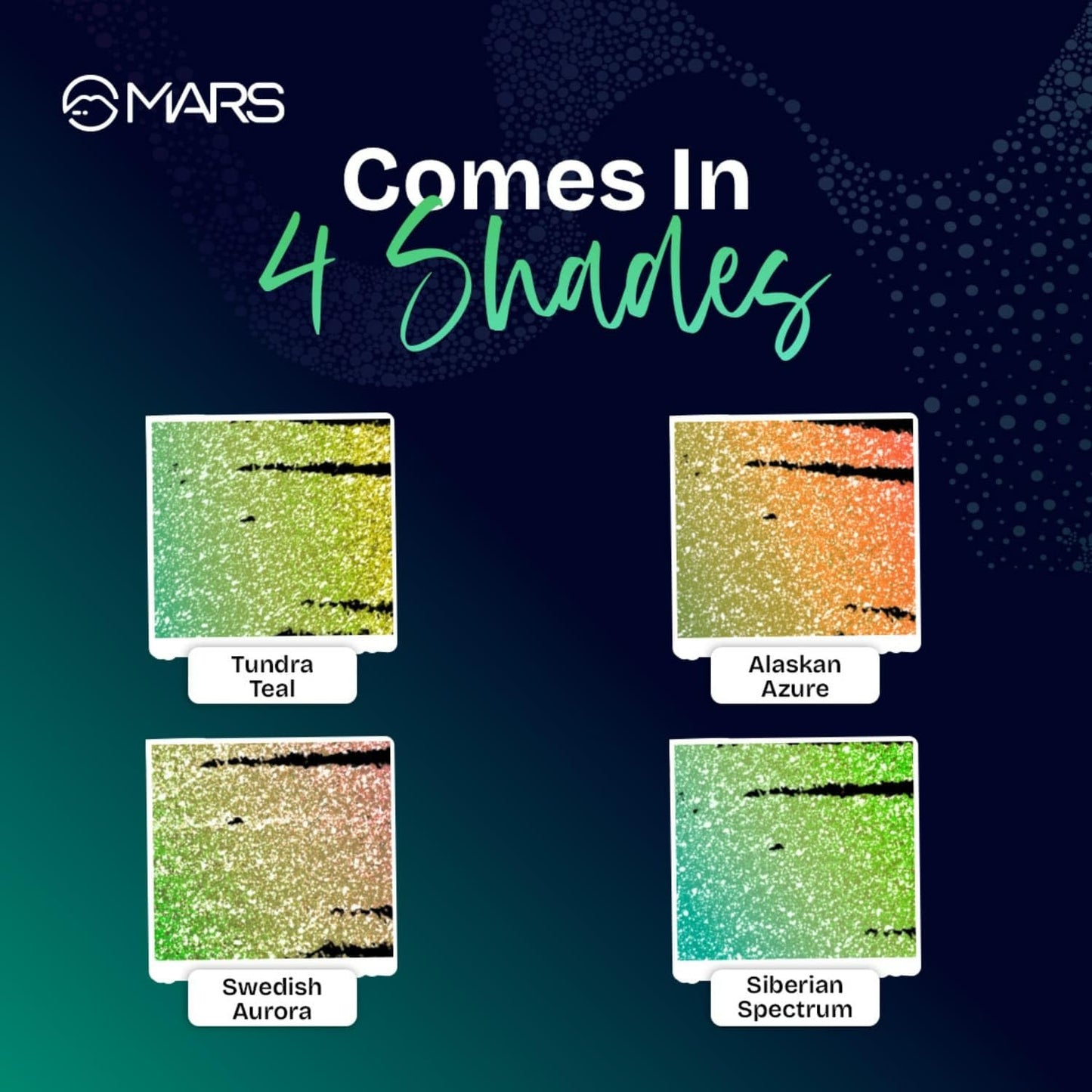 MARS Northern Lights In A Pen Retractable Eyeliner (0.35gm) (01-SWEDISH AURORA) | Duo-Chrome Shimmer Effect | Long-Lasting | Water Restiant & Smudge-Resistant | Silky Smooth Glide | All Day Wear