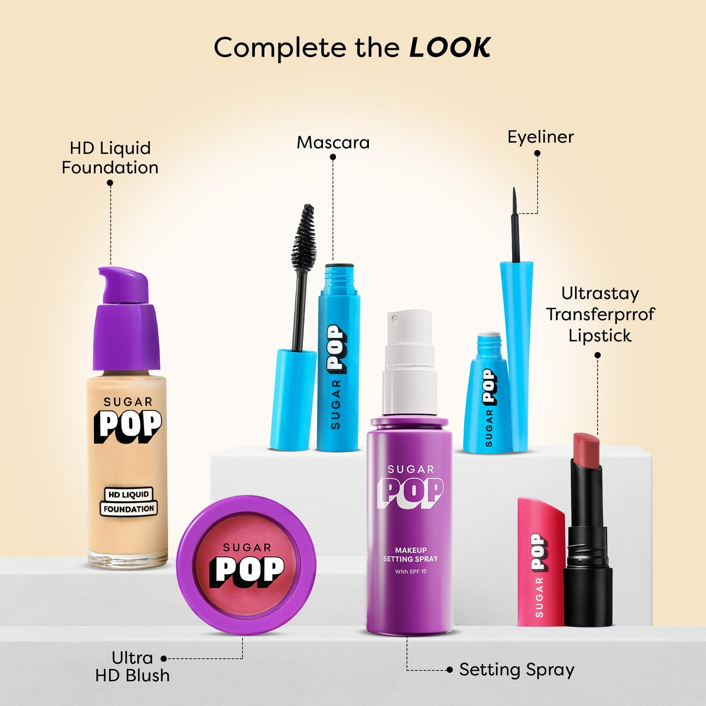 SUGAR POP Ultrastay Transferpoof Matte Lipstick with Vitamin E | Smooth Glide | Waterproof | Longlasting | 4gm - 14 Bronze Beauty
