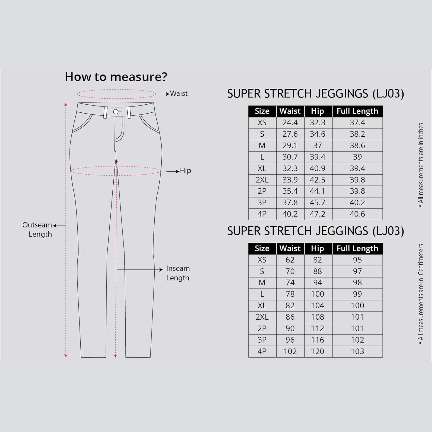 GO COLORS Women Black Mid Rise Cotton Super Stretch Premium Jegging - XL