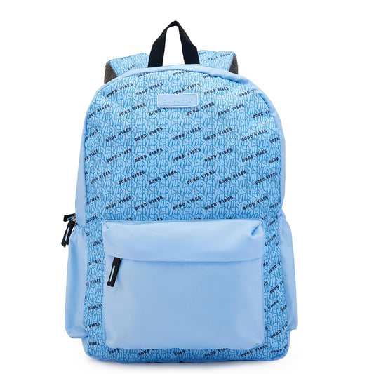 Caprese Zoe Laptop Backpack, X-Large | Backpack for Women with Multi-Compartments and Secure Zip Closure (Light Blue)