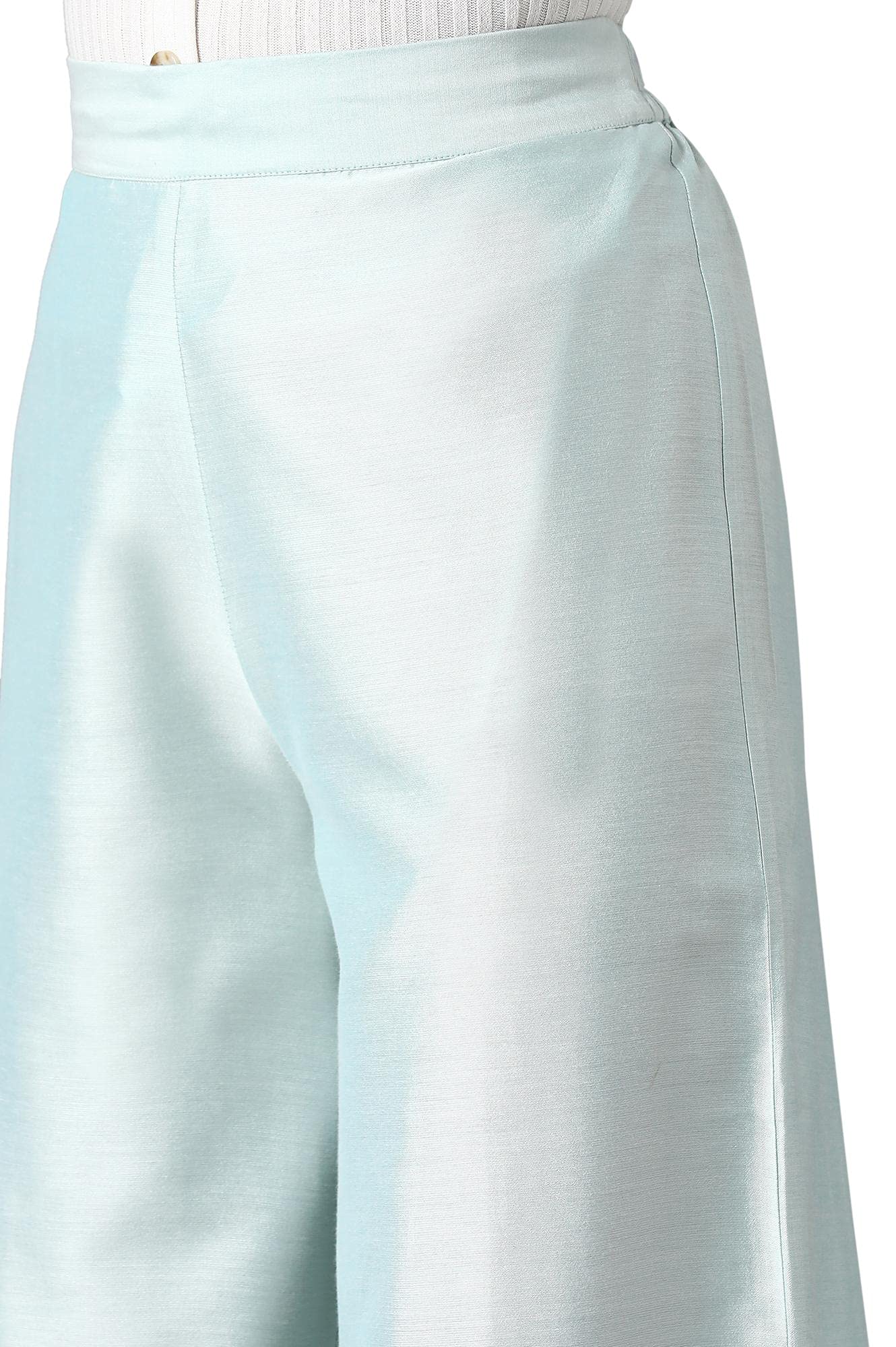 W for Woman W Strechable Parallel Pants for Women | Trousers for Women Blue