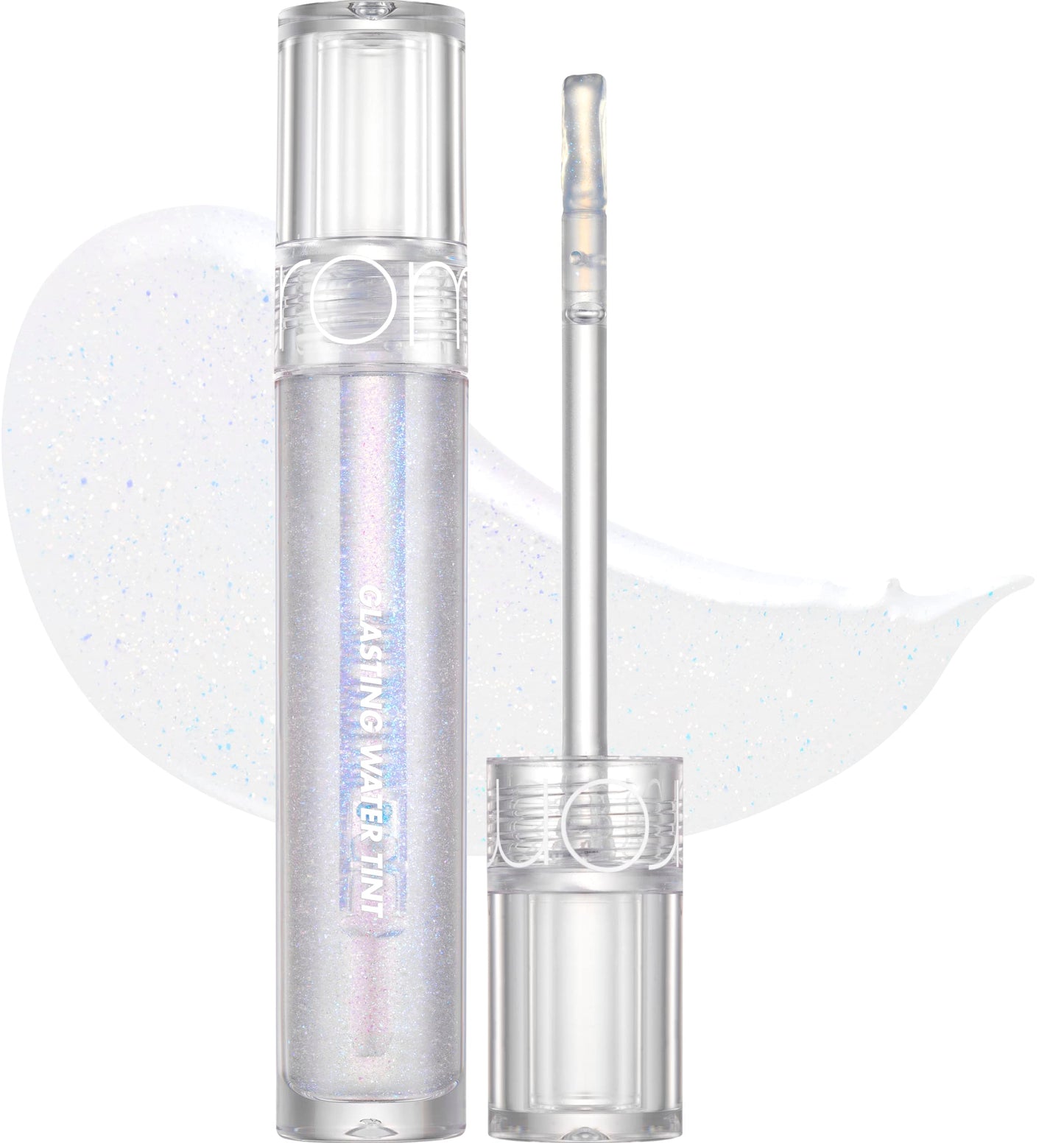 Rom&Nd Glasting Water Gloss Brilliant 00 Meteor Track | Lightweight, Non-Sticky Texture | Smooth Application | Enhances Natural Lip Color | Portable and Easy to Use