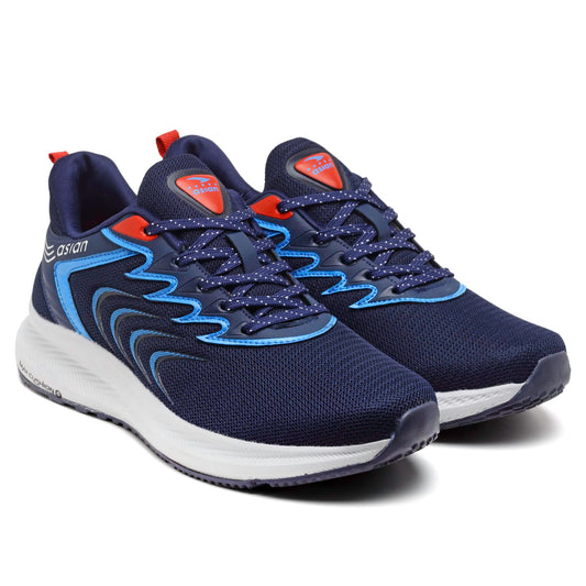 ASIAN Men's Fortuner-07 Sports Running,Walking & Gym Shoes with Max Cushion Technology Casual Sneaker Shoes for Men's & Boy's Grey