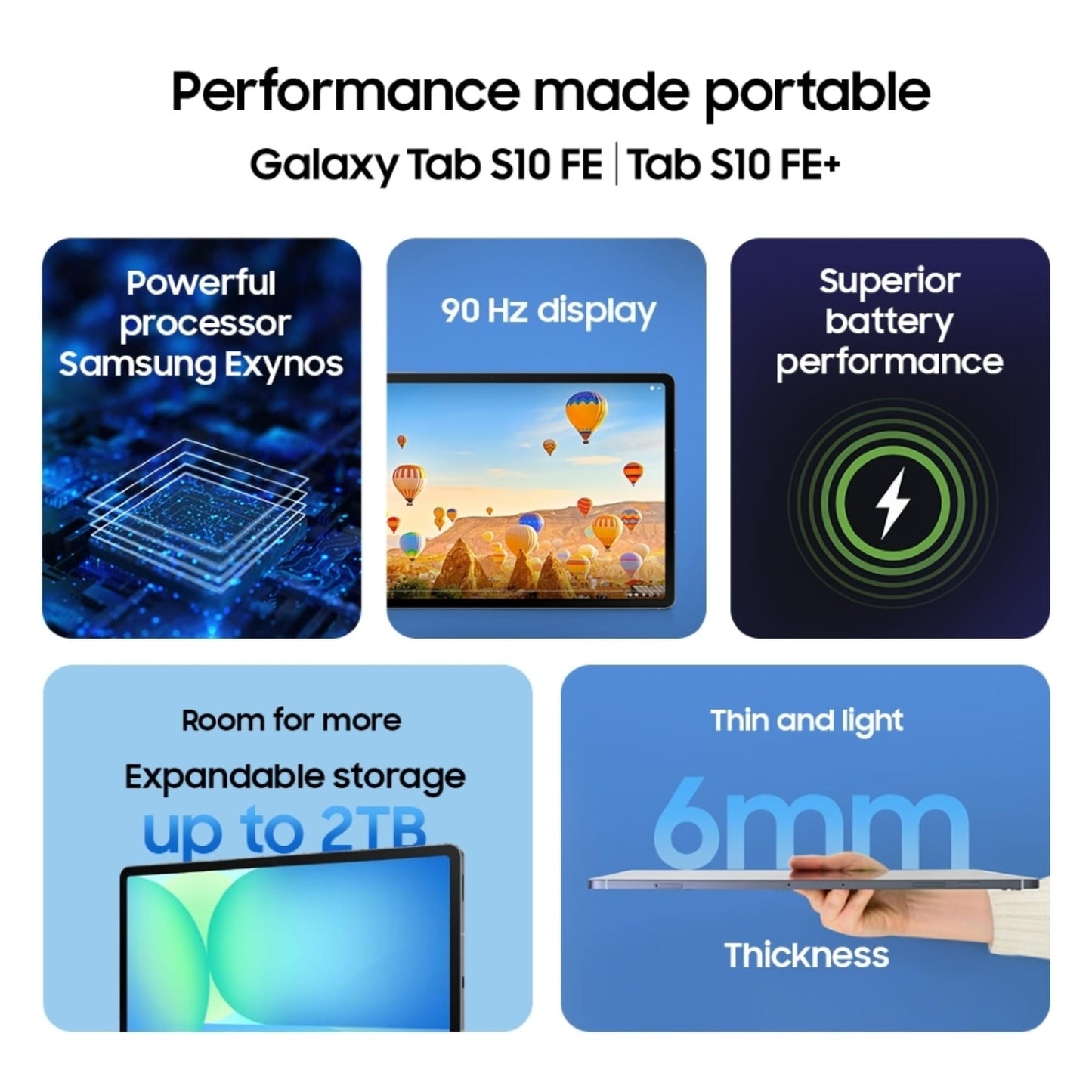 Samsung Galaxy Tab S10 FE, S Pen in-Box, 27.7 cm (10.9 inch) LCD Display, 12 GB RAM, 256 GB Storage, Wi-Fi Tablet, Silver