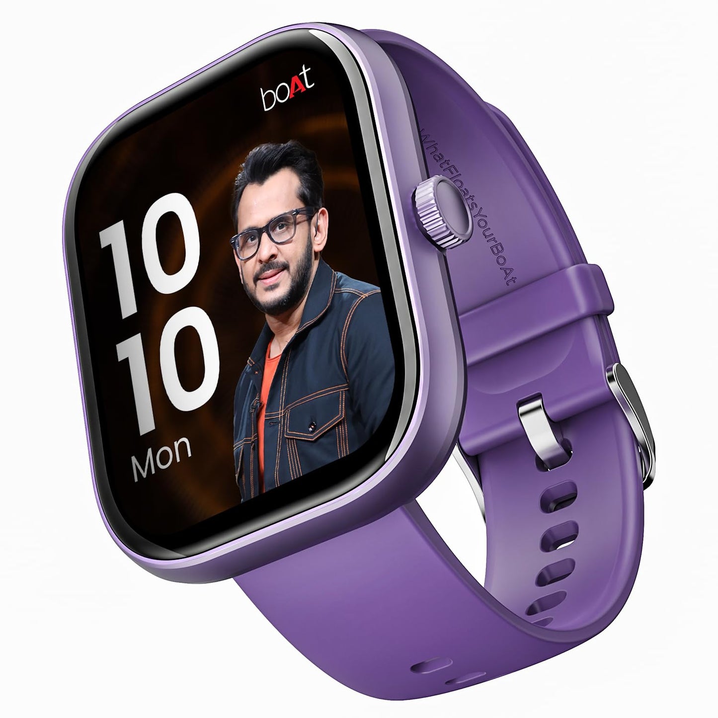 boAt Wave Sigma with 2.01" HD Display,Bluetooth Calling, Coins, DIY Watch Face Studio, 700+ Active Modes, HR&SpO2 Monitoring, Energy and Sleep Scores,IP67, Smart Watch for Men & Women(Jade Purple)