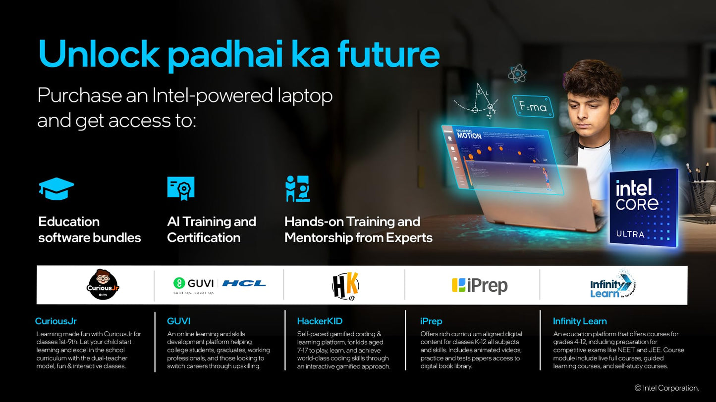 Lenovo IdeaPad Slim 5 Intel Core Ultra 5 125H Built-in AI 16" (40.64cm) WUXGA-IPS 300Nits Thin & Light Laptop (16GB/512GB SSD/Win 11/100%sRGB/MSO/1Yr ADP Free/3 month Game Pass/Grey/1.8Kg), 83DC007LIN