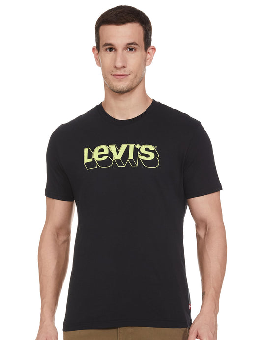 Levi's Men's Regular Fit T-Shirt (16960-1063_Black