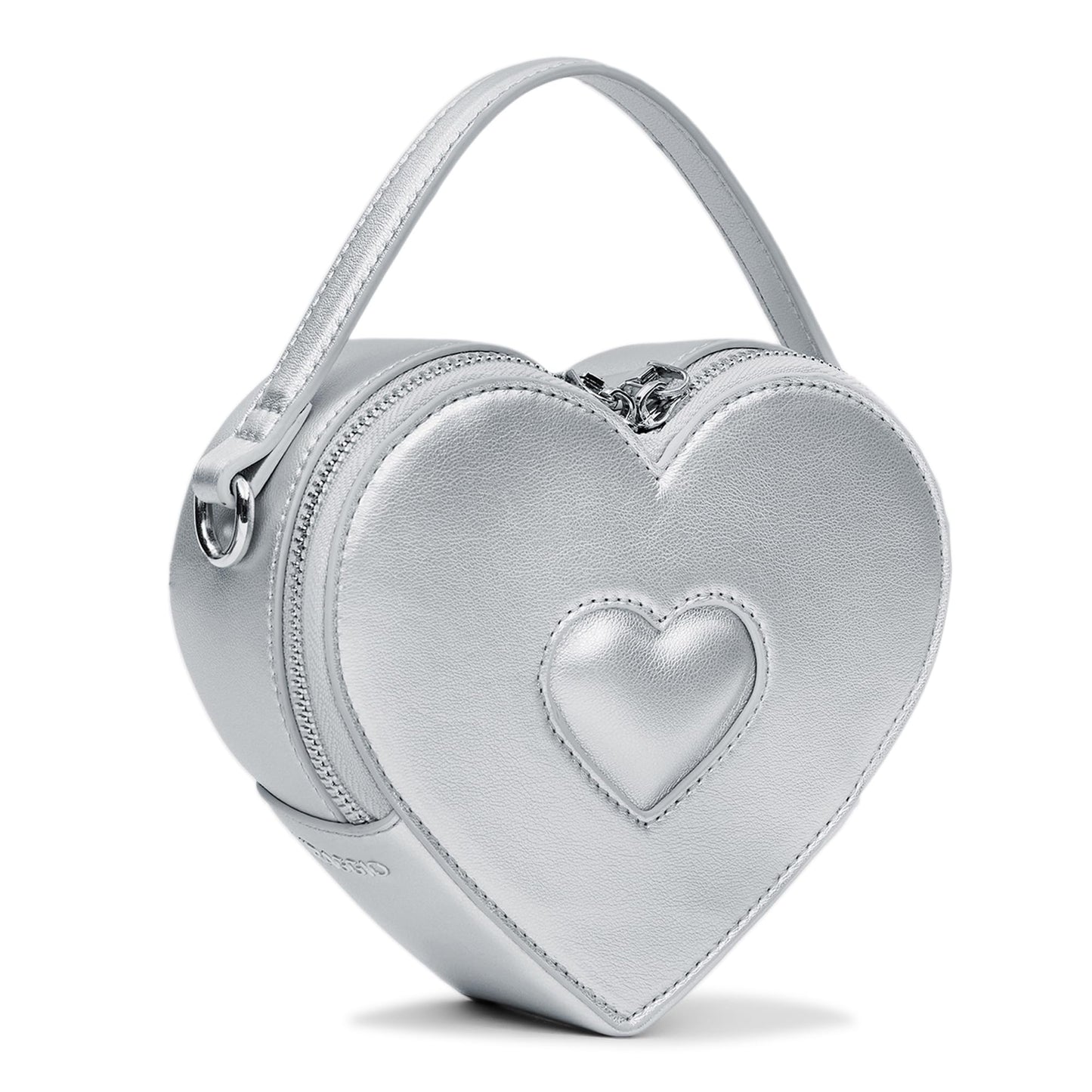 Miraggio Sweet-Heart Solid Heart-Shaped Crossbody Bag for Women