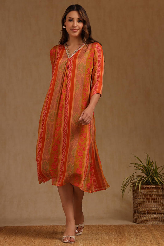 Soch Women's Chinon Maxi Dress