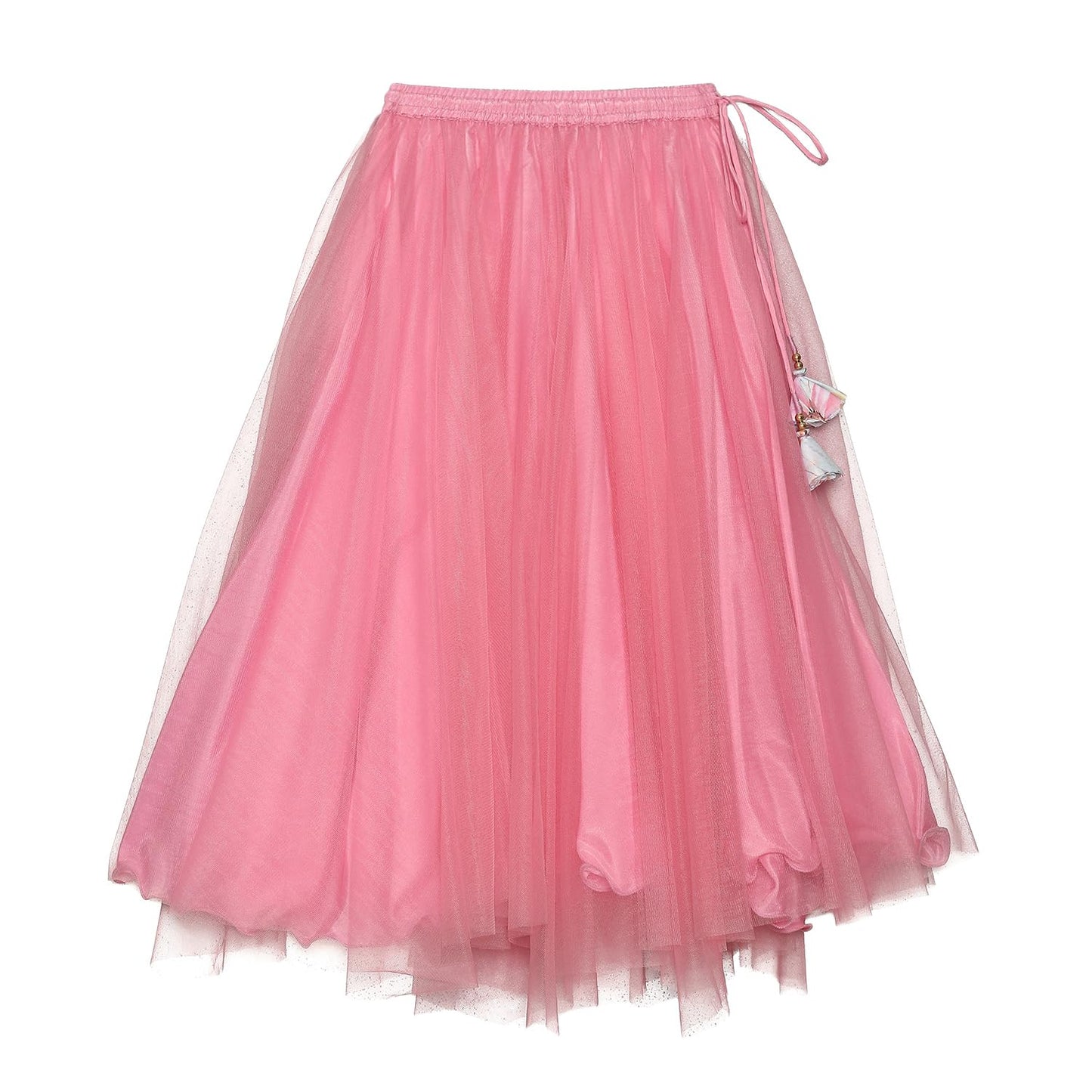 BIBA Girls PRINTED STRAIGHT KID(KWFLORAL SPLENDOUR5834_PINK_13)