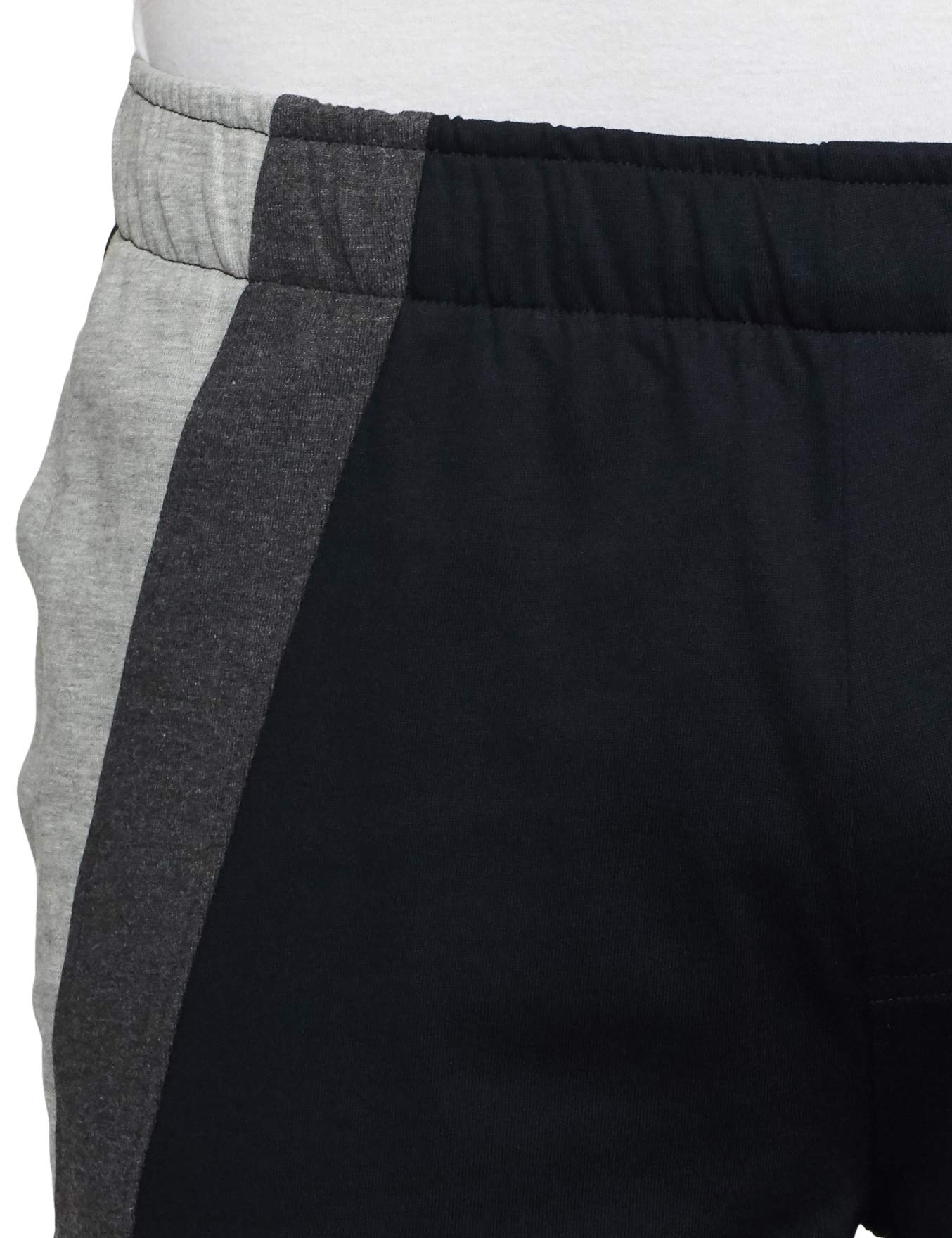 Van Heusen Athleisure Men Knit Shorts - Cotton Rich - Smart Tech, Easy Stain Release, Anti Stat, Ultra Soft, Quick Dry_50003_Black_M