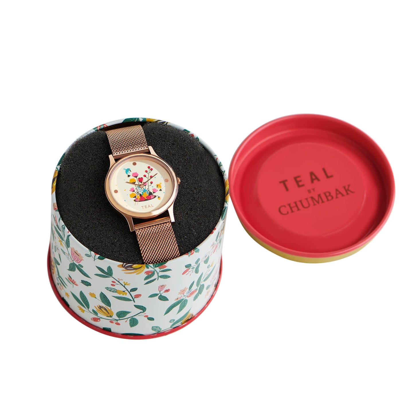 TEAL BY CHUMBAK Round Dial Analog Hand Watch for Women, Gifts for Women/Girls/Ladies, Stylish Fashion Watch for Casual/Work