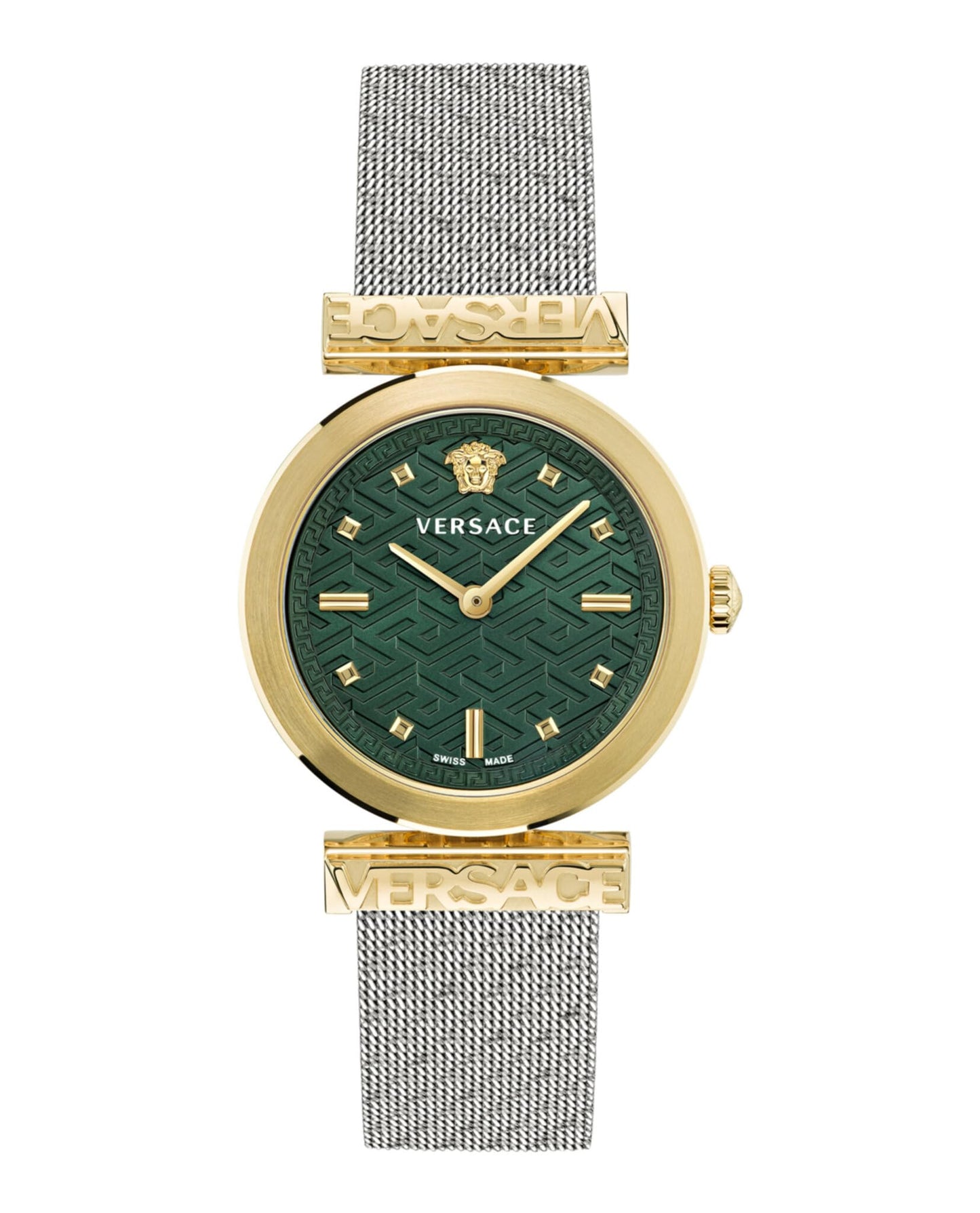 Versace Analog Green Dial Women's Watch-VE6J00623