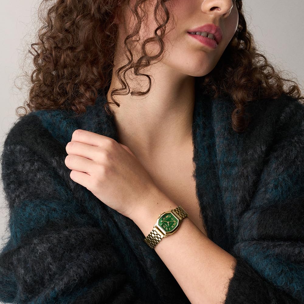 Fossil Harlow Gold Quartz Stainless Steel Watch ES5451