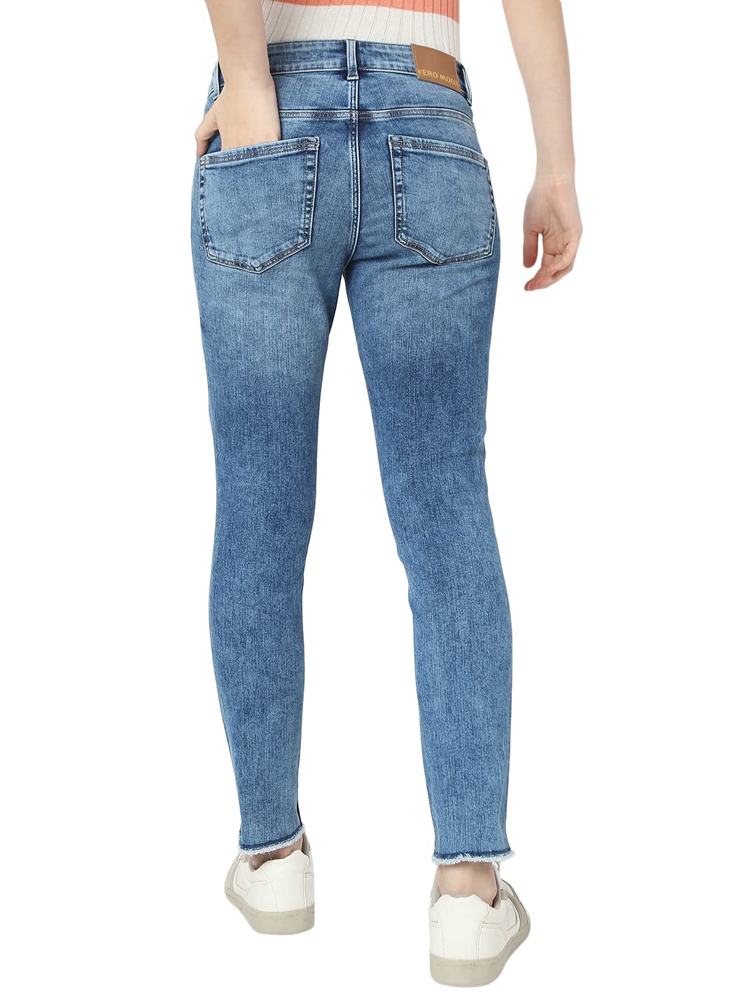 VERO MODA Skinny fit Jeans (245199101_Medium Blue Denim_31_)