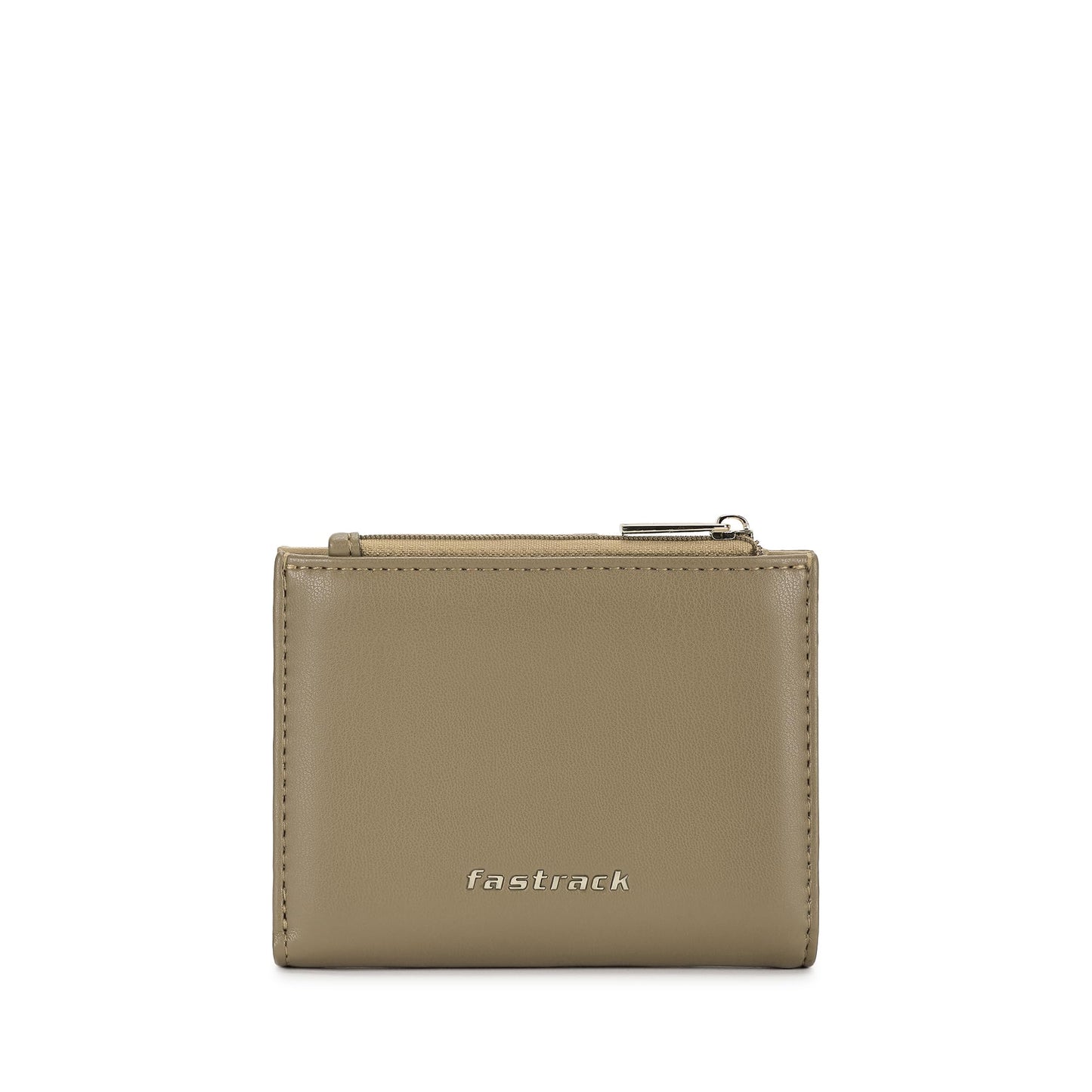Fastrack Women's Buckle Flap Two-Fold Wallet | Multiple Card Slots, Cash Slots, Zip Coin Pocket, Buckle Design Flap | Stylish & Secure | 6 Months Warranty