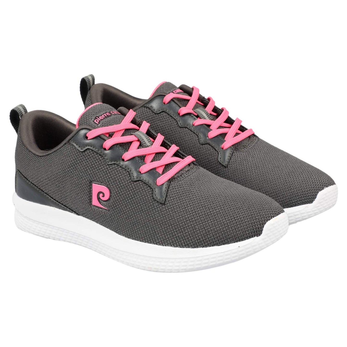 Pierre Cardin Women's Elle Un Dk.Grey-Pink Running Shoes-5 UK (38 EU) (Energia PC0300)