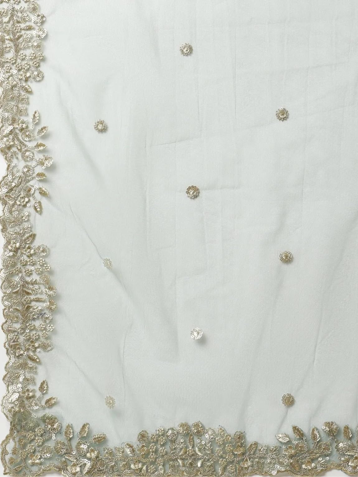 Divine Exim Women's Net Semi Stitched Lehenga Choli with Dupatta | Thread and Sequin Embroidery Pattern | Traditional, Wedding, Ethnic Wear Lehenga (Light Green)