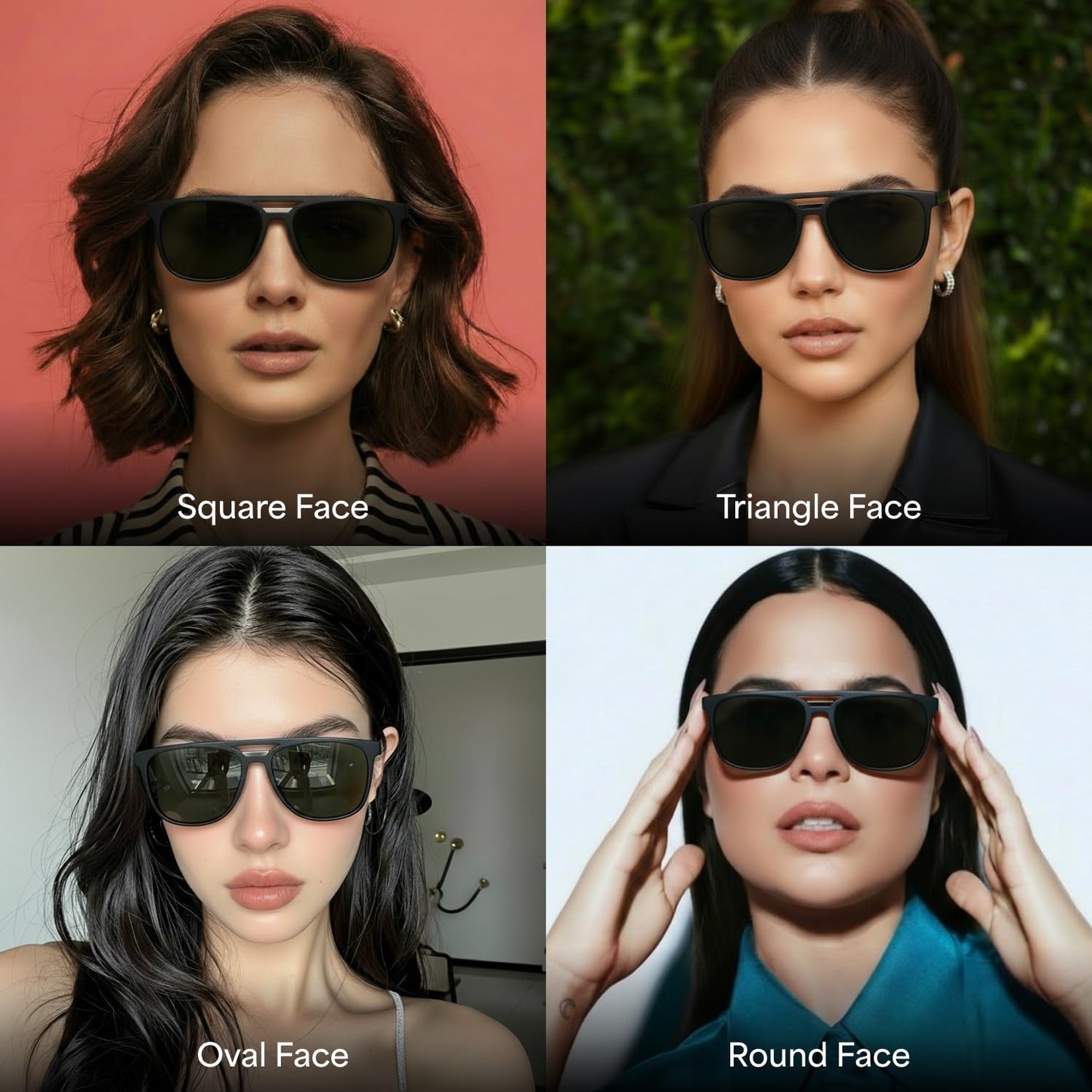 Vincent Chase By Lenskart | Full Rim Square| Polarized Stylish Sunglasses | 100% UV Protected | For Men & Women