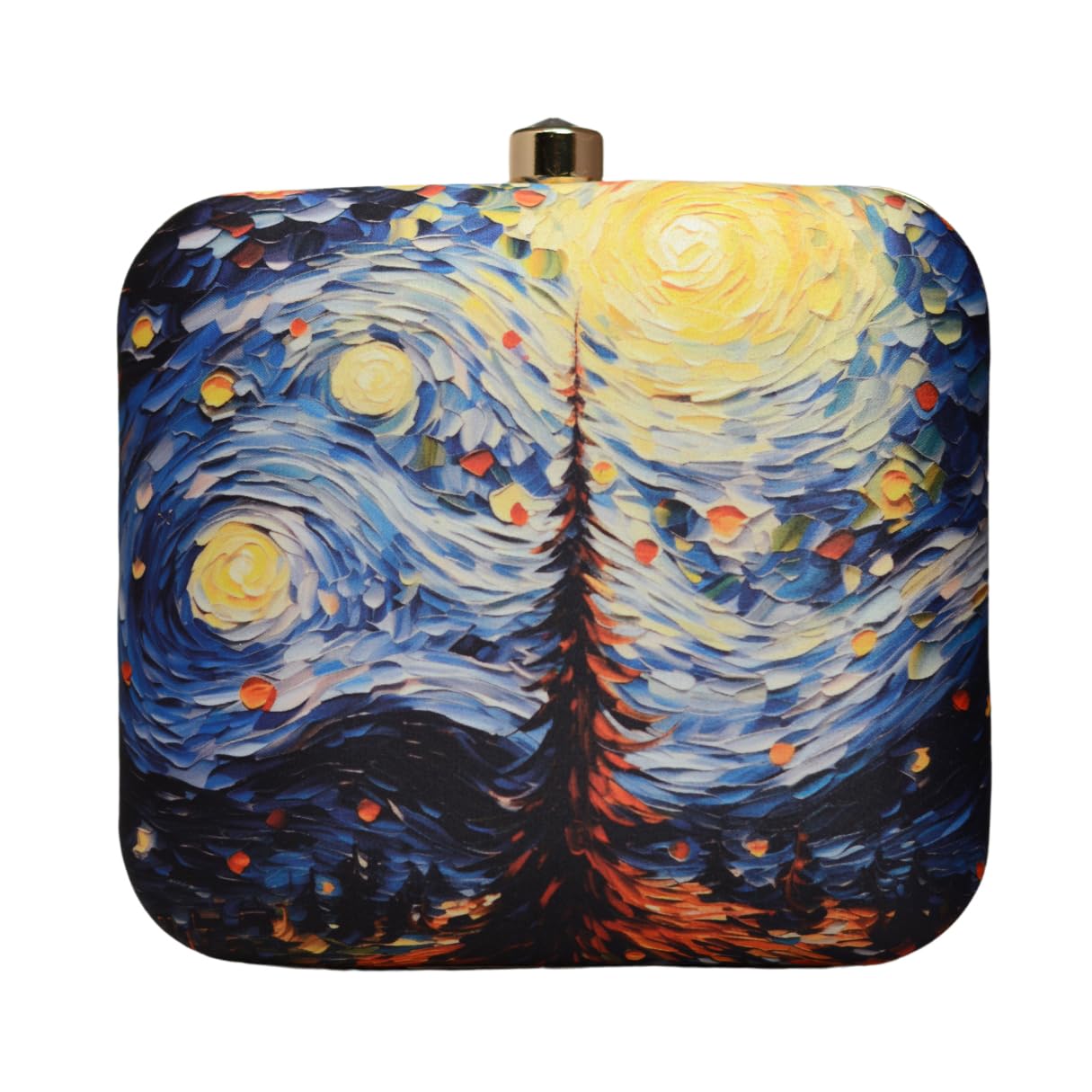 Artklim Dreamy Art MultiColor Printed Clutch