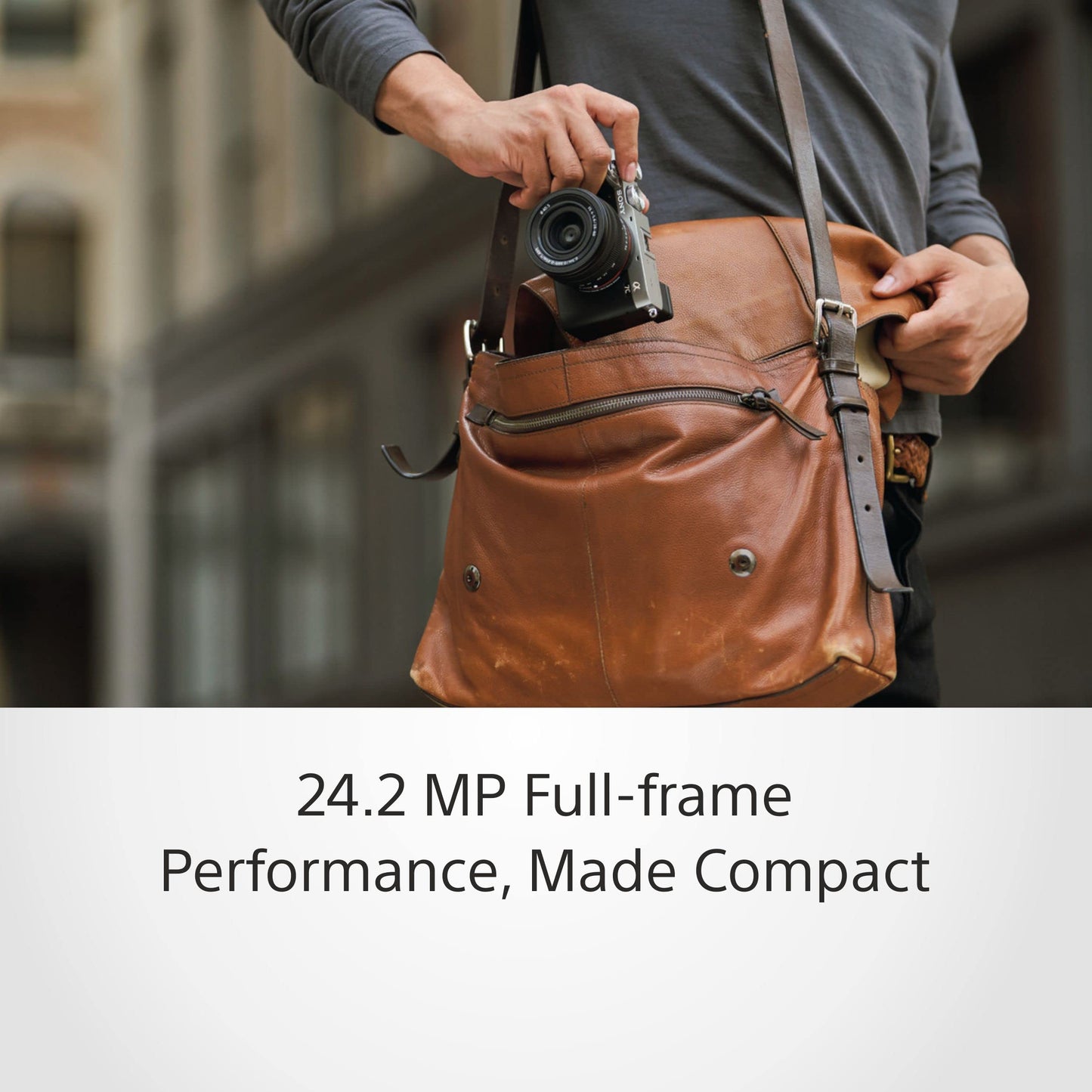 Sony Alpha Ilce-7Cl with 28-60Mm Zoom Lens | Compact Full Frame 64 GB Camera | 4K with Flip Screen, Light Weight | Real Time Tracking | Content Creation - Black